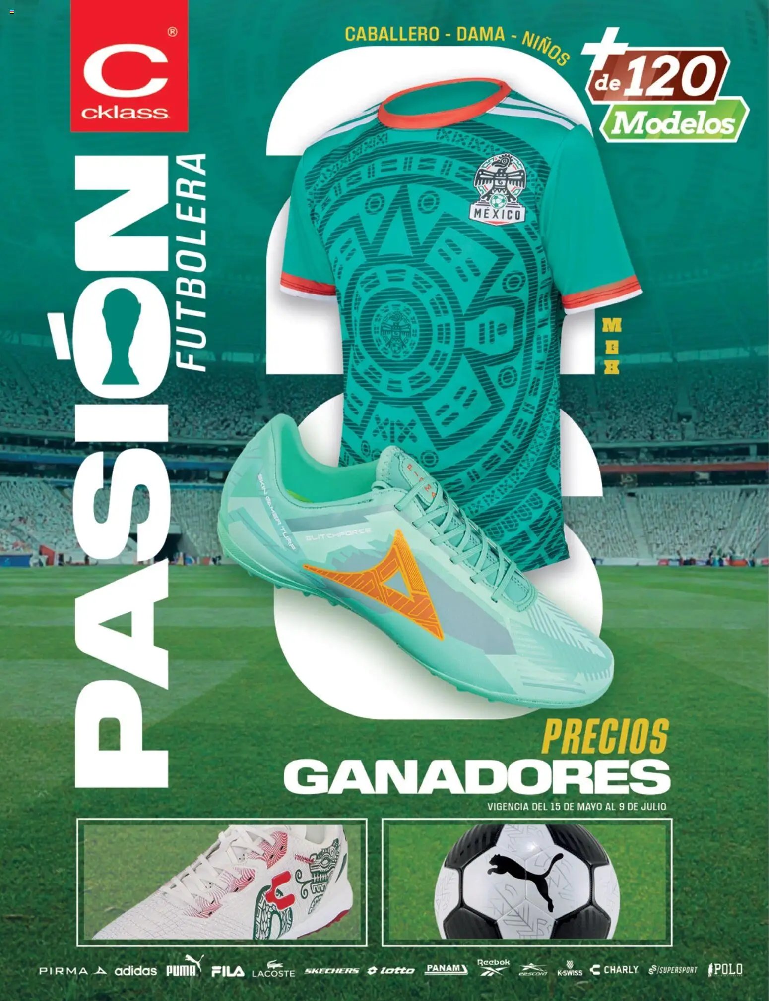 Cklass oferta desde 15/05/2026 Cklass catálogo Pasión futbolera