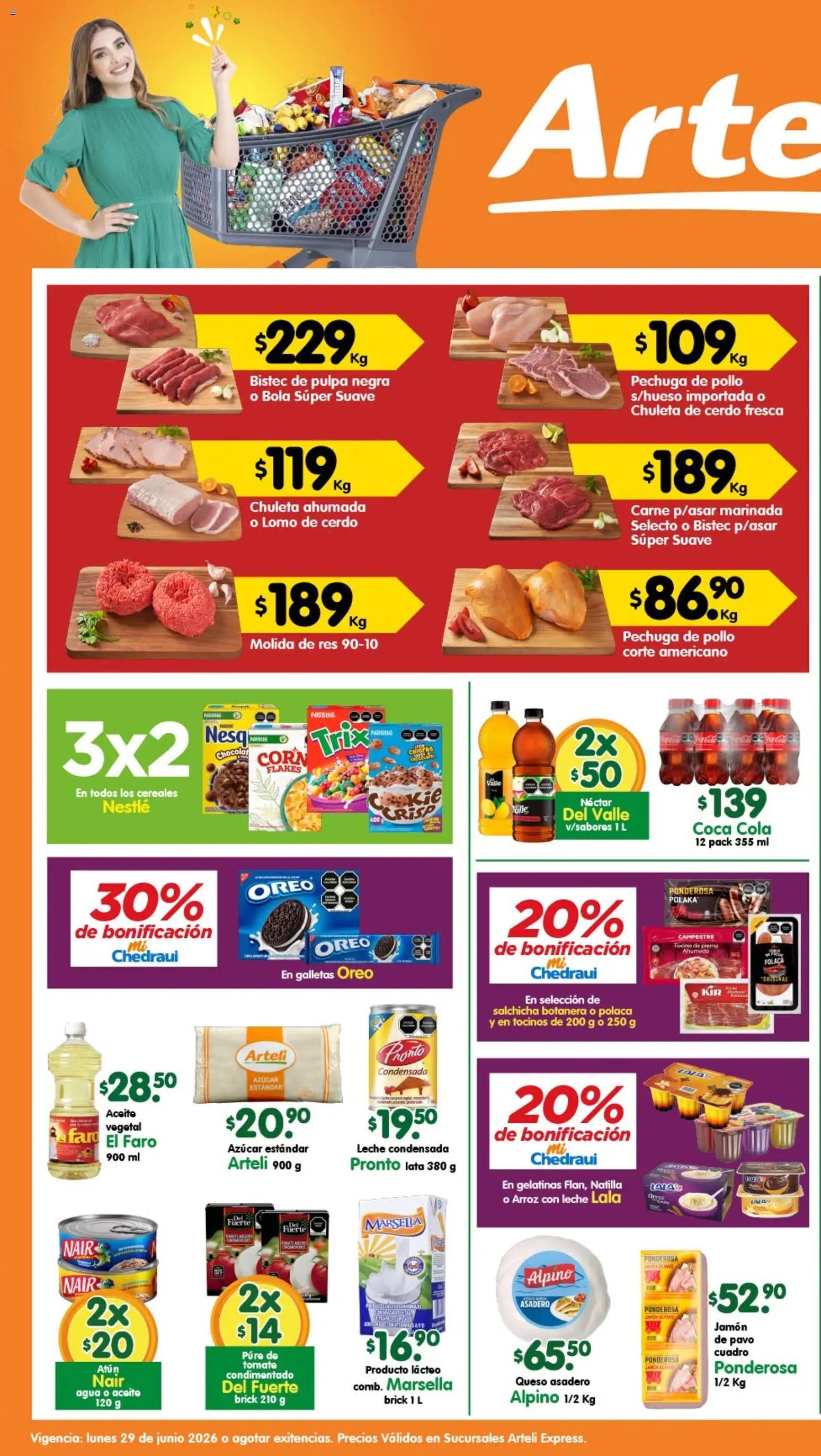 Arteli oferta desde 29/06/2026 Arteli folleto Express
