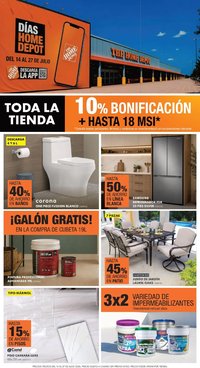 Home Depot oferta desde 14/07/2026 Home Depot catálogo
