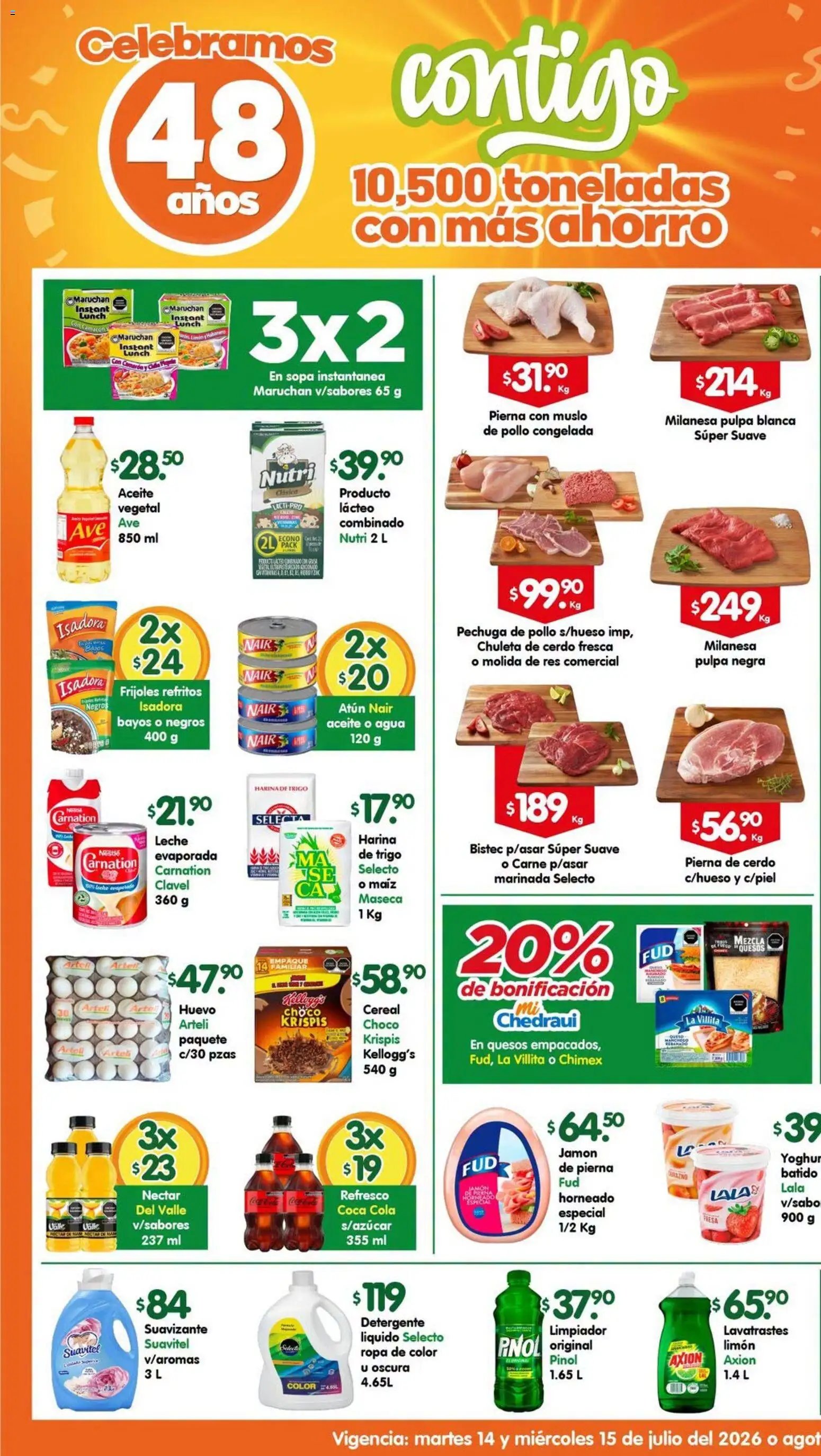 Arteli oferta desde 14/07/2026 Arteli folleto Valles