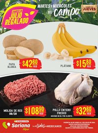 Soriana oferta desde 30/06/2026 Soriana Martes y Miércoles del Campo Híper: Saltillo y Torreón