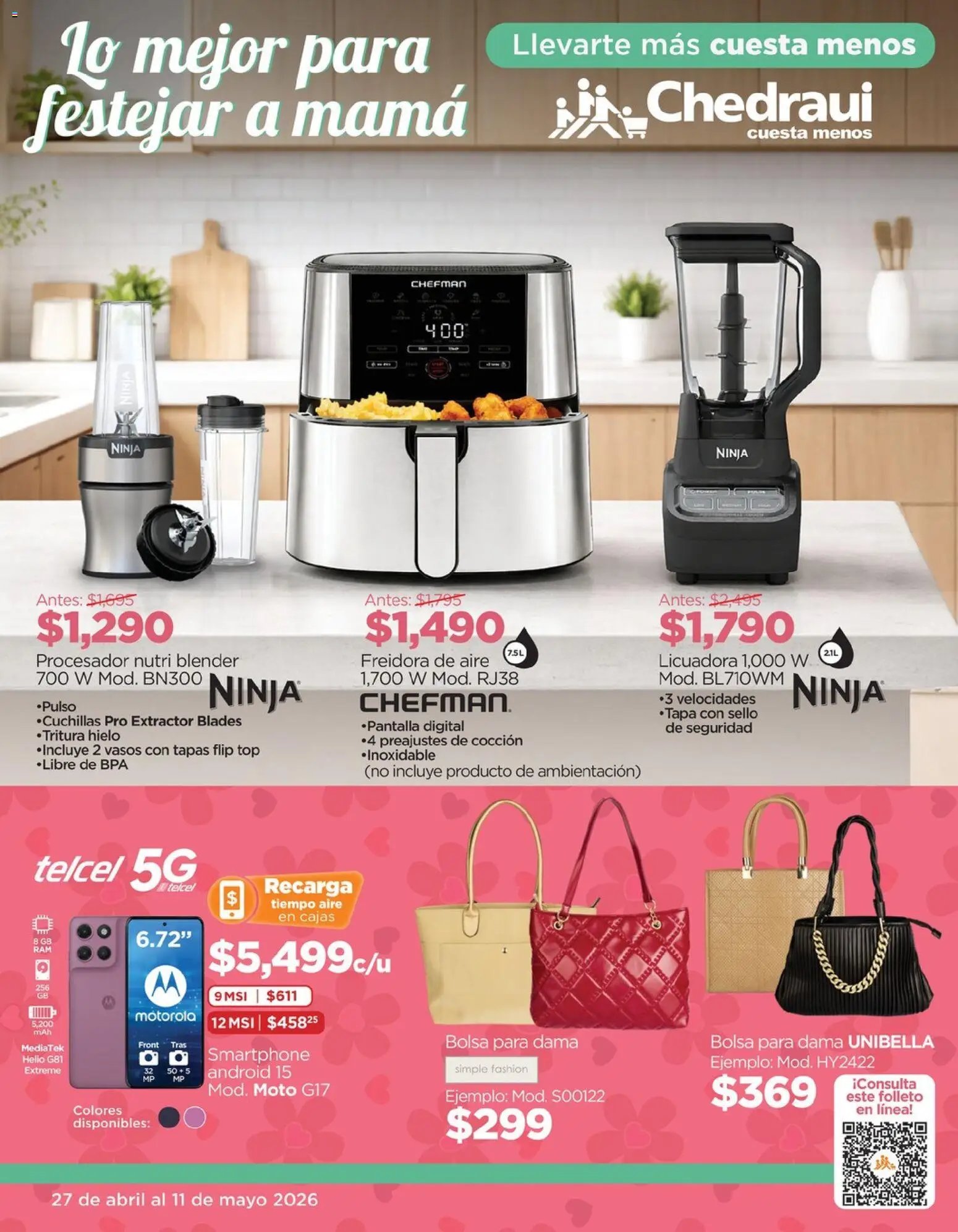 Chedraui oferta desde 27/04/2026 Chedraui folleto Mejor para festejar a mamá (2026-04-27 - 2026-05-11)