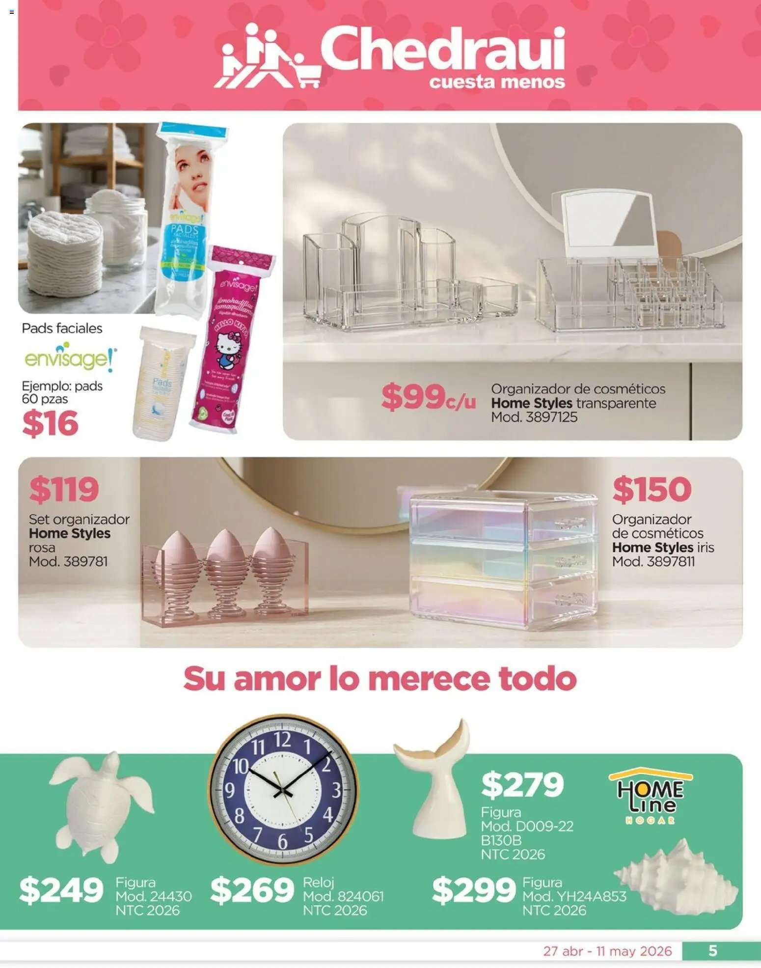 Chedraui oferta desde 27/04/2026 Chedraui folleto Mejor para festejar a mamá (2026-04-27 - 2026-05-11)