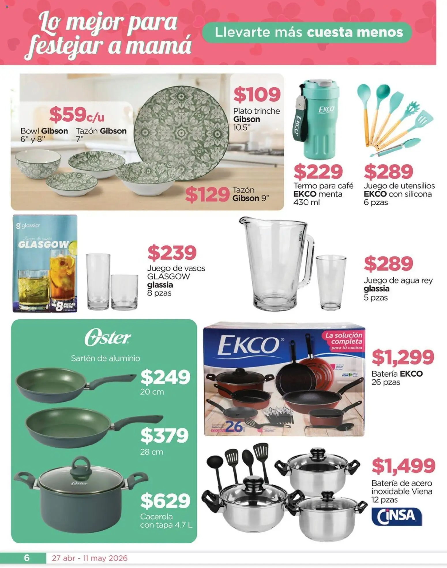 Chedraui oferta desde 27/04/2026 Chedraui folleto Mejor para festejar a mamá (2026-04-27 - 2026-05-11)