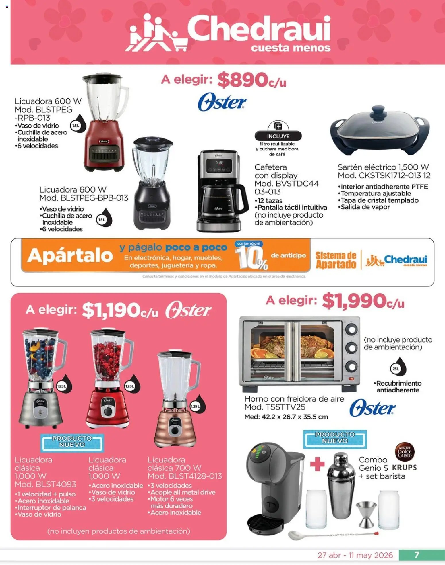 Chedraui oferta desde 27/04/2026 Chedraui folleto Mejor para festejar a mamá (2026-04-27 - 2026-05-11)