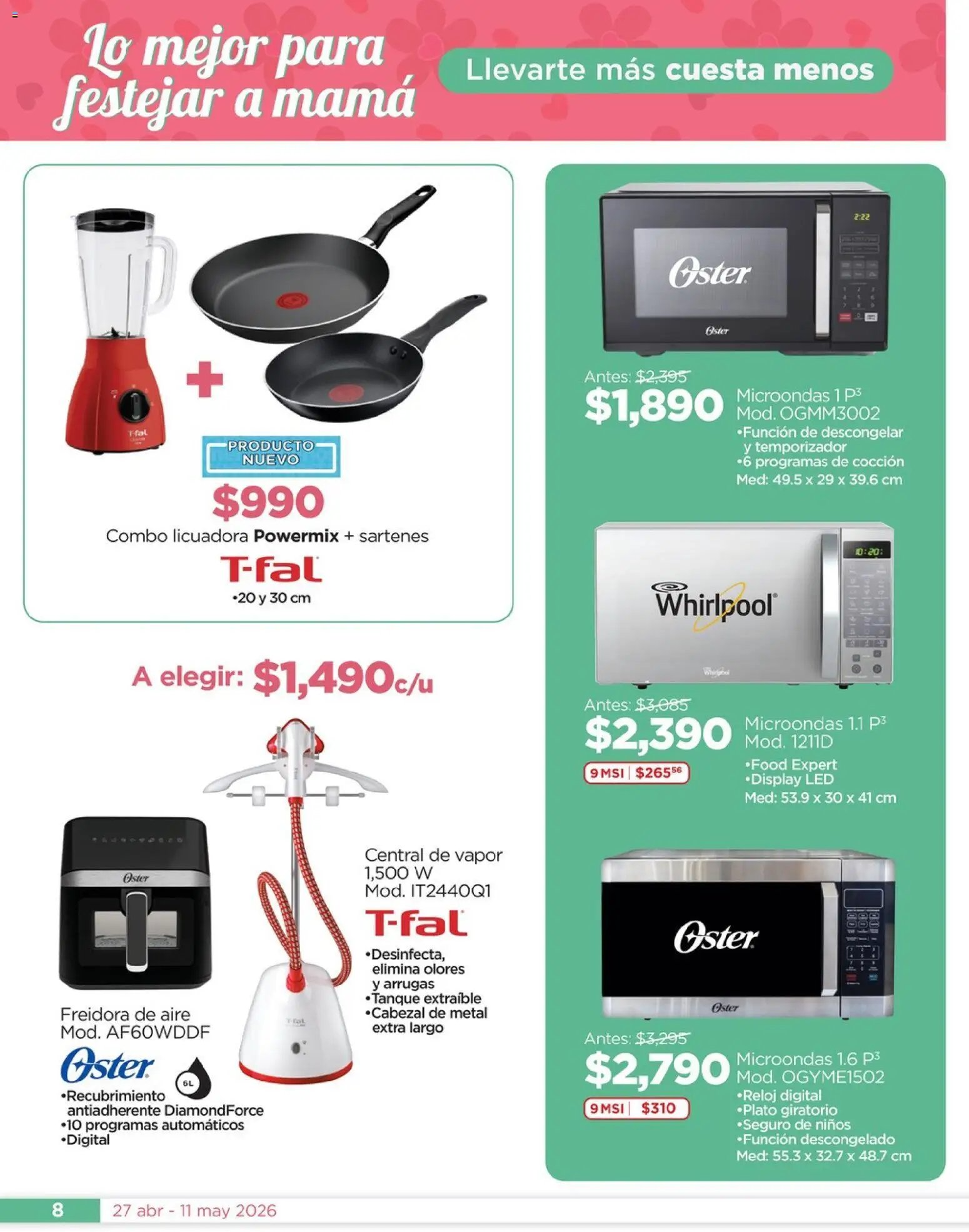 Chedraui oferta desde 27/04/2026 Chedraui folleto Mejor para festejar a mamá (2026-04-27 - 2026-05-11)