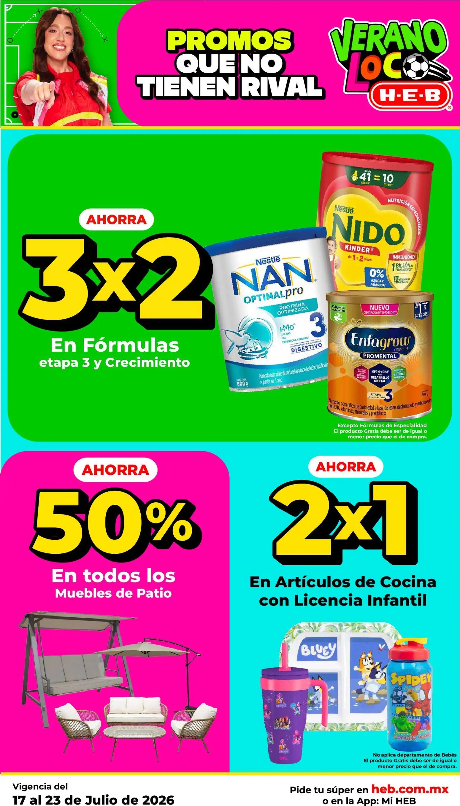H-E-B oferta desde 17/07/2026 H-E-B folleto