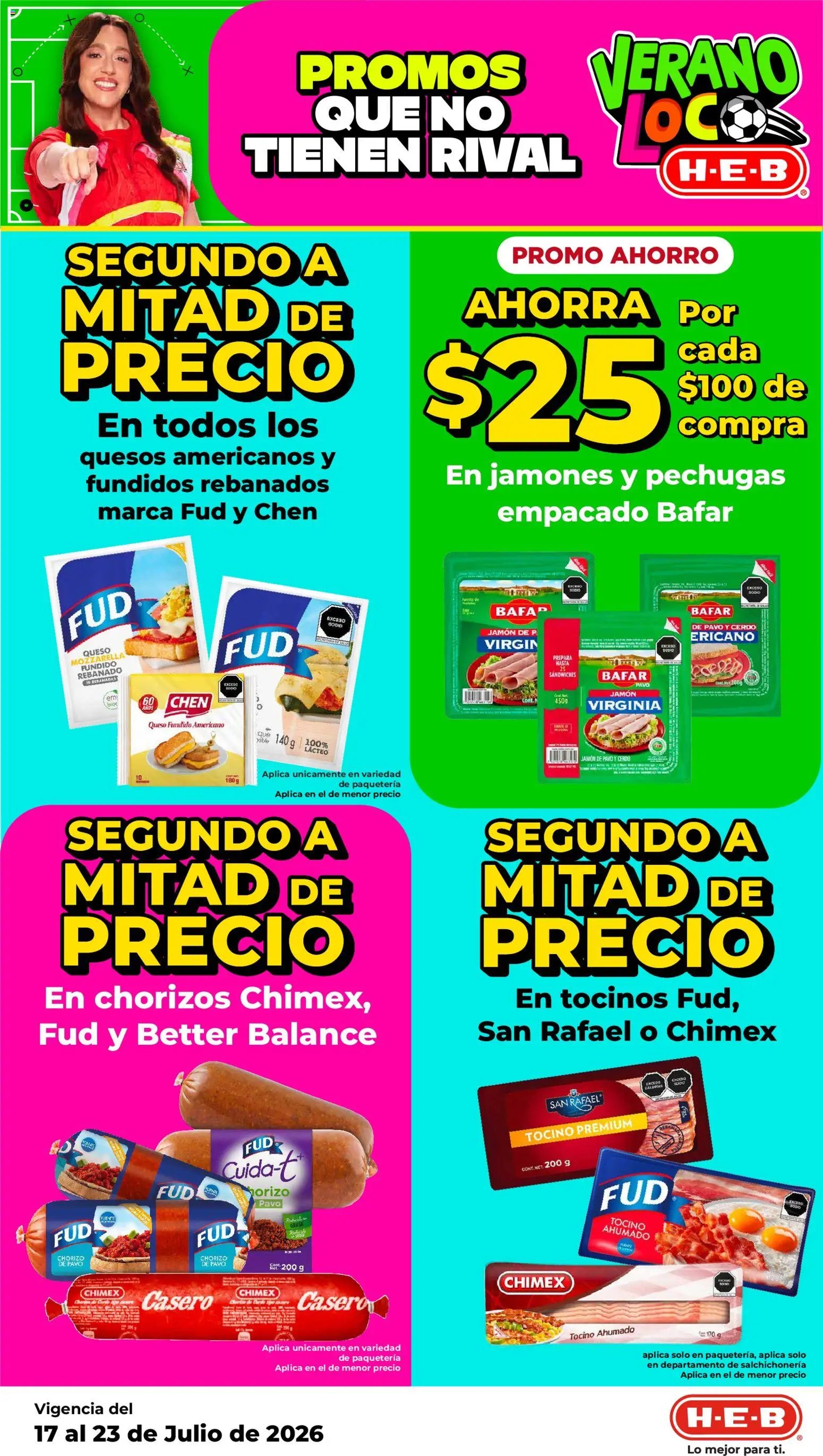 H-E-B oferta desde 17/07/2026 H-E-B folleto