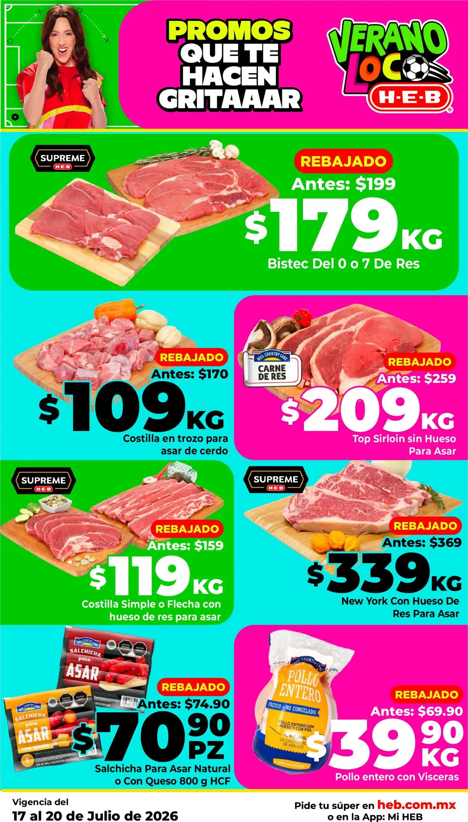 H-E-B oferta desde 17/07/2026 H-E-B folleto
