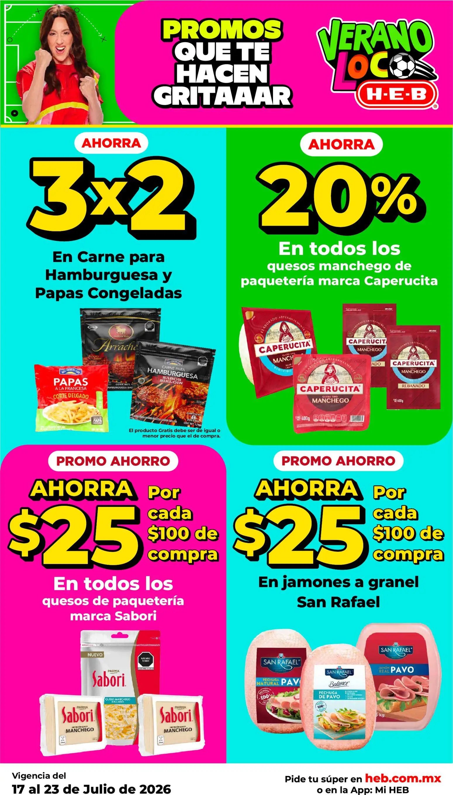 H-E-B oferta desde 17/07/2026 H-E-B folleto