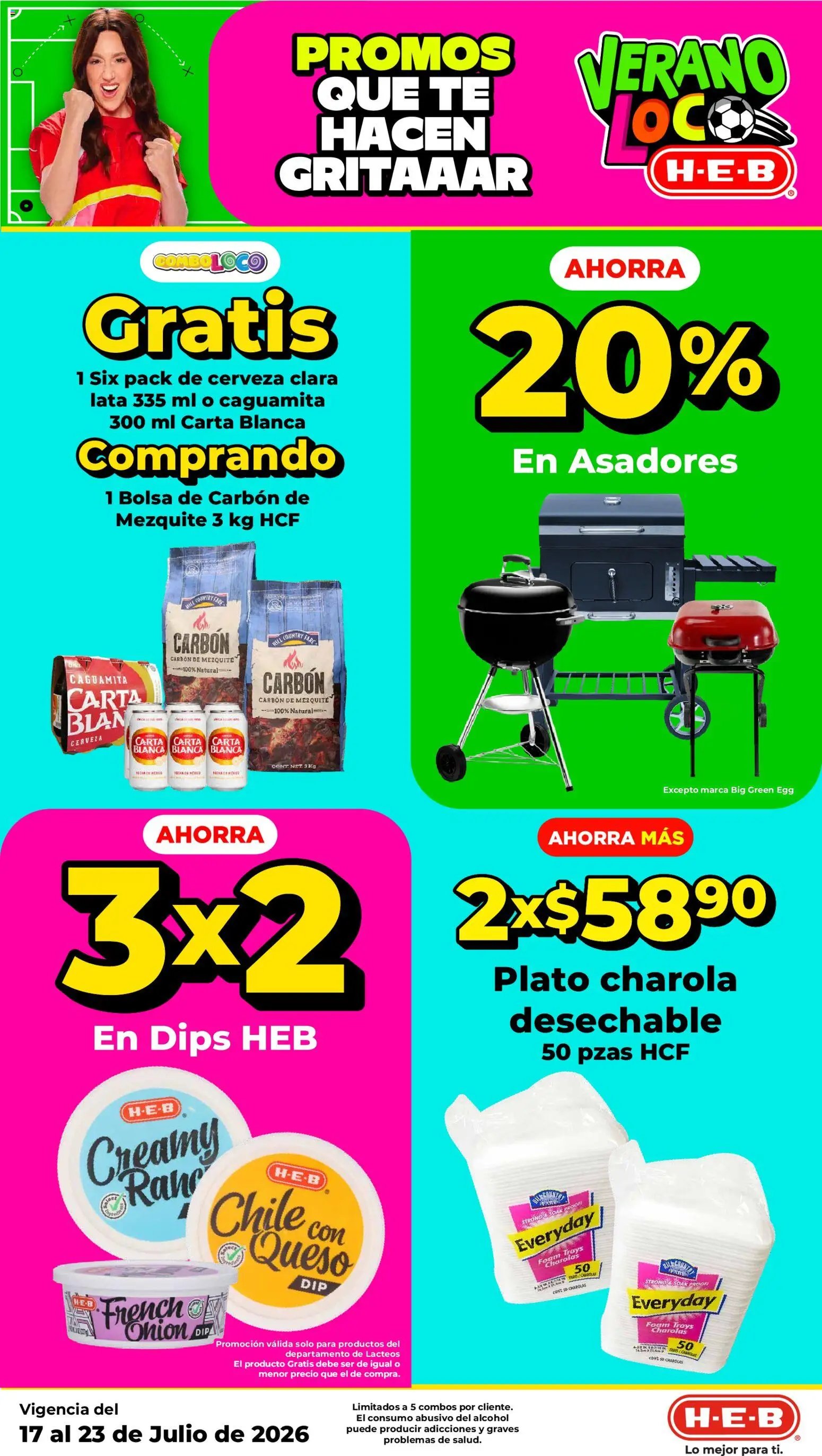 H-E-B oferta desde 17/07/2026 H-E-B folleto