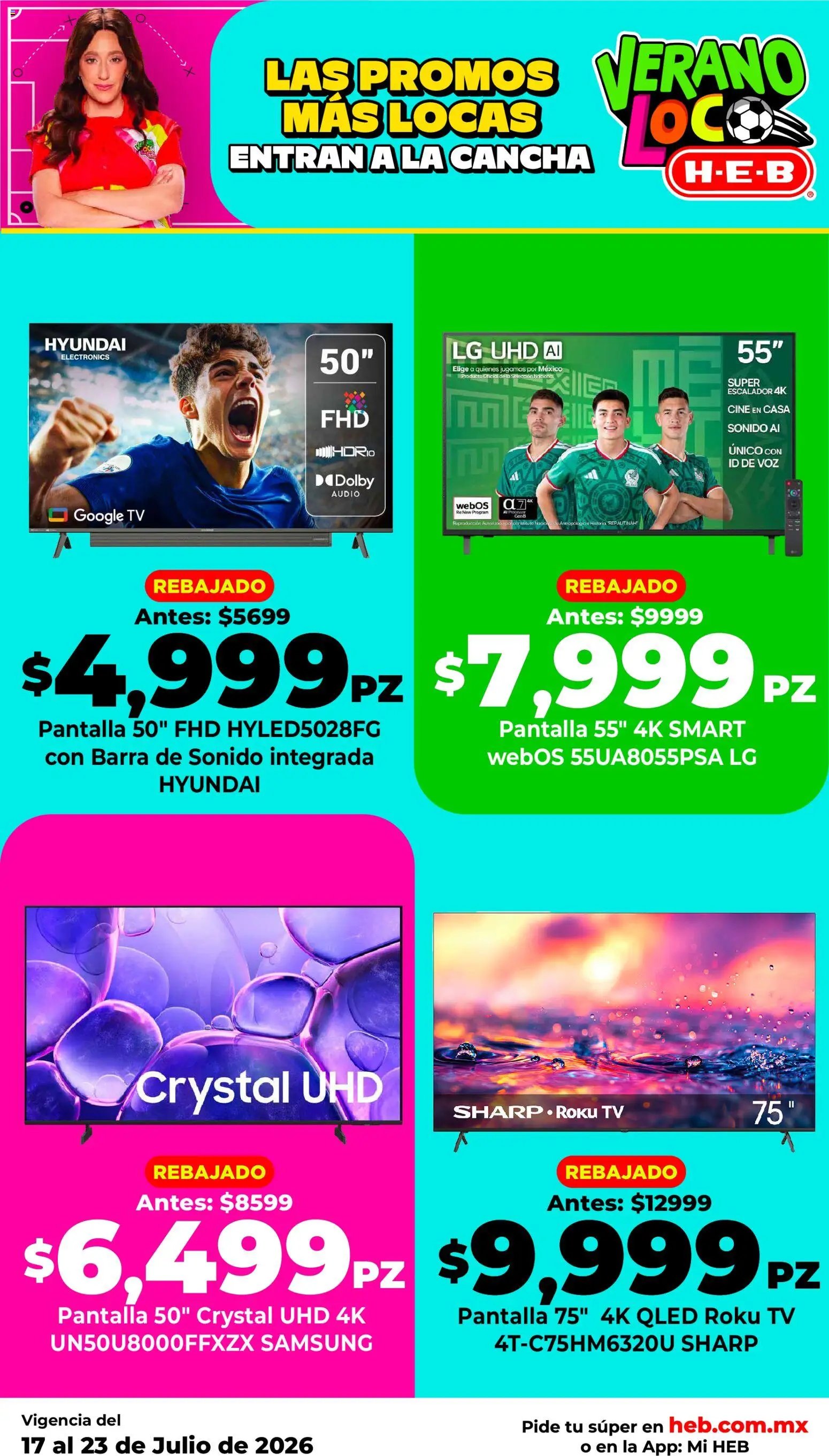 H-E-B oferta desde 17/07/2026 H-E-B folleto