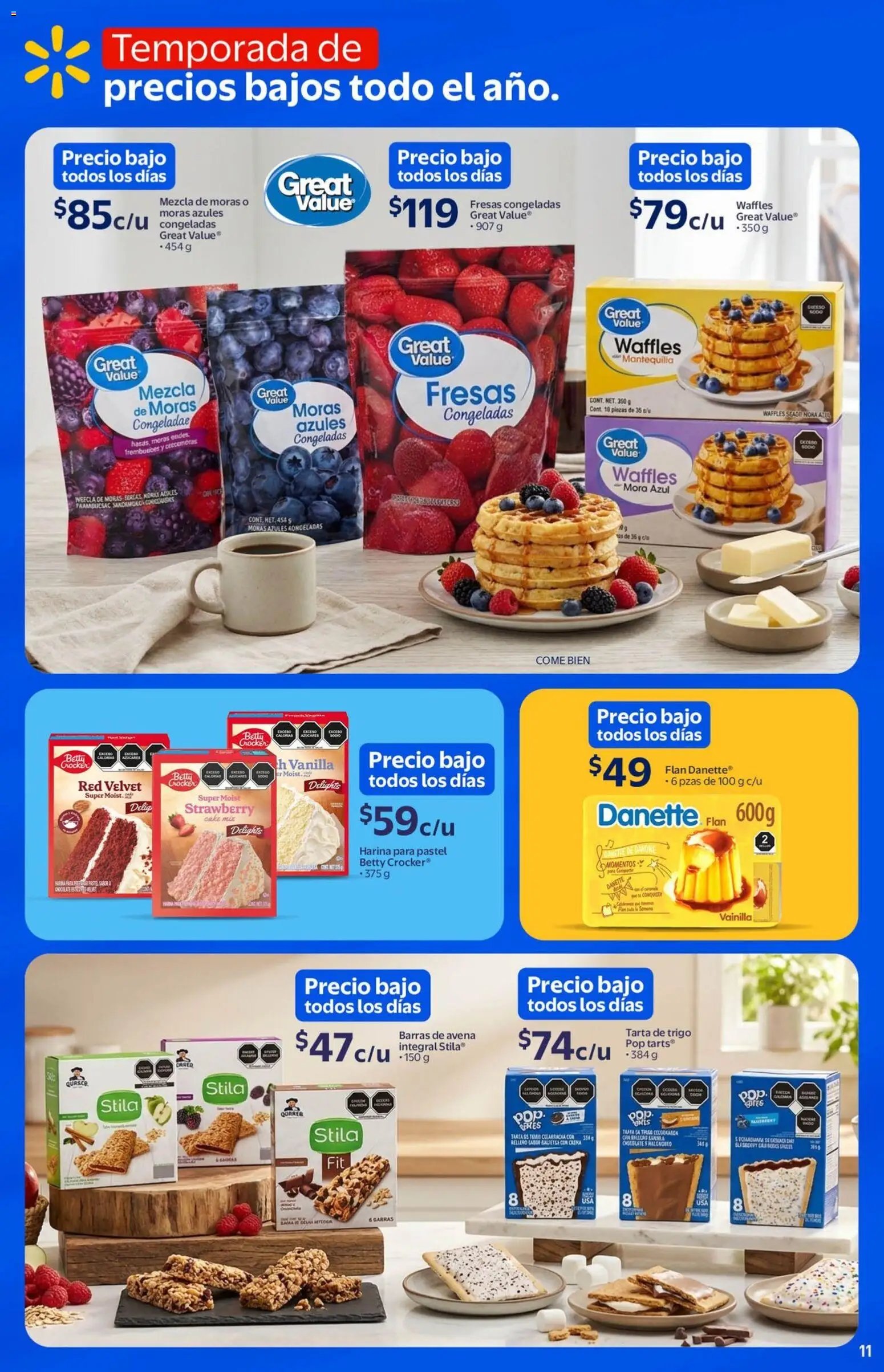 Walmart oferta desde 29/04/2026 Walmart folleto Temporada de precios bajos todo el año (2026-04-29 - 2026-06-02)