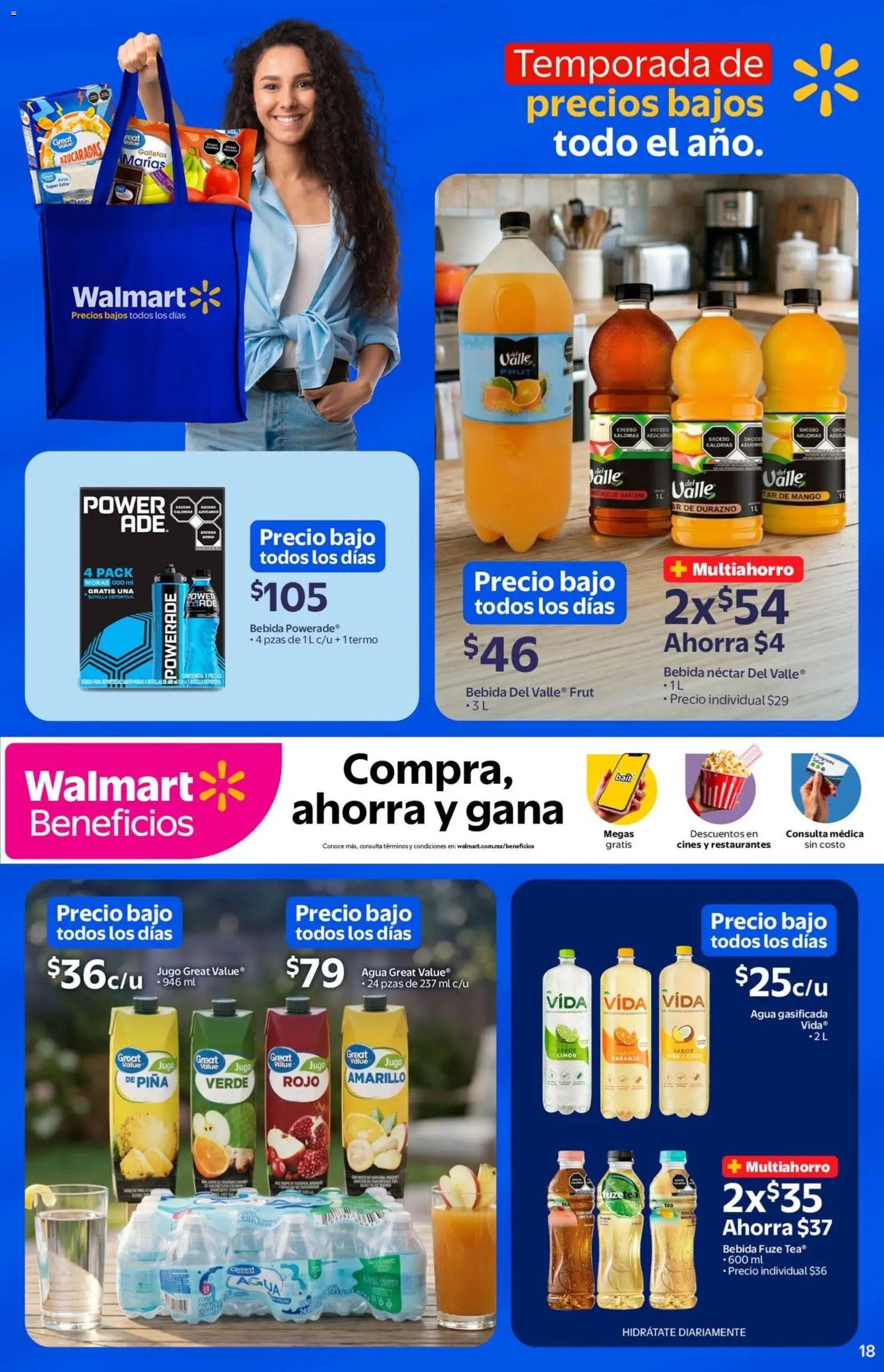 Walmart oferta desde 29/04/2026 Walmart folleto Temporada de precios bajos todo el año (2026-04-29 - 2026-06-02)