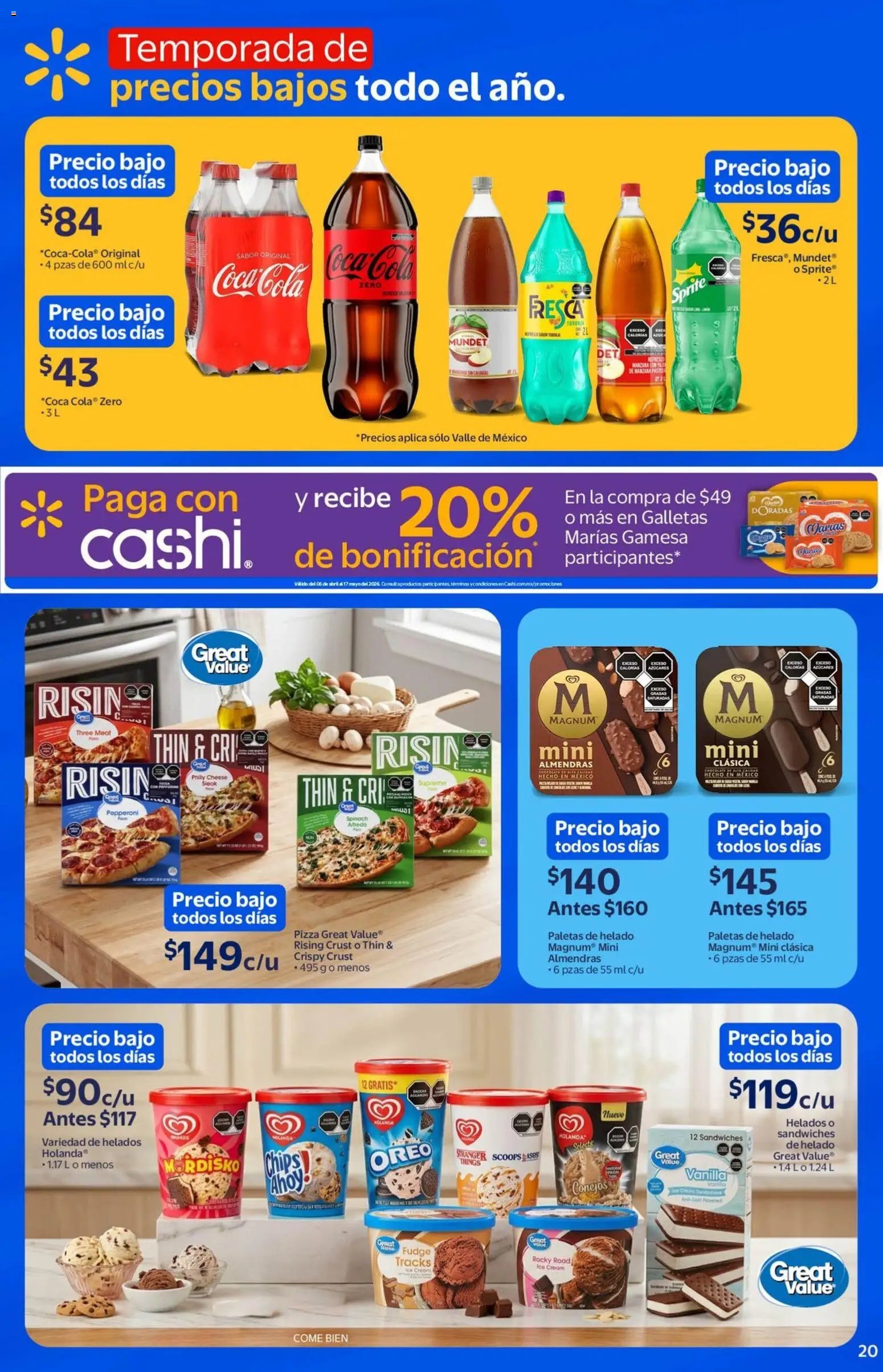 Walmart oferta desde 29/04/2026 Walmart folleto Temporada de precios bajos todo el año (2026-04-29 - 2026-06-02)