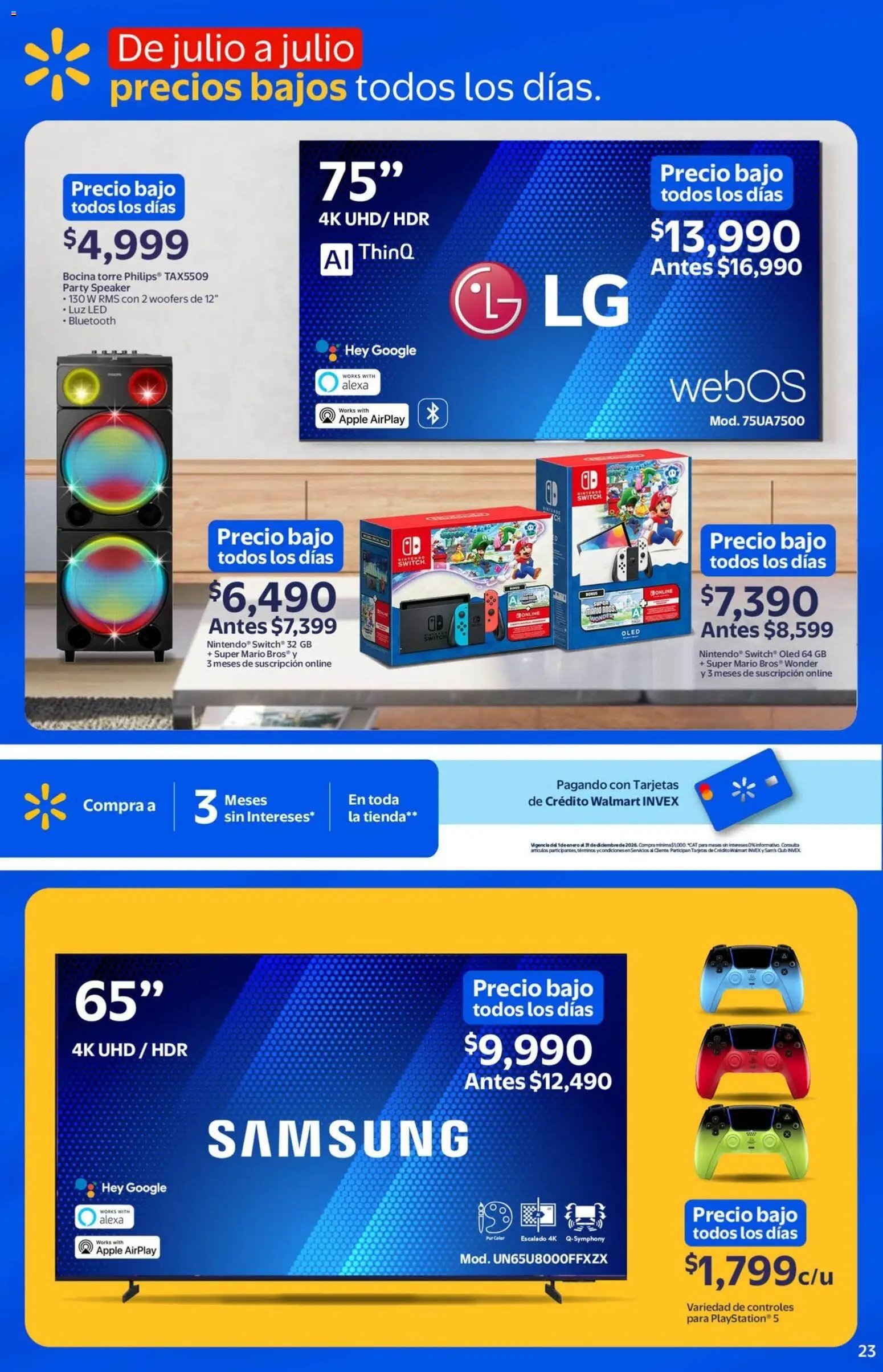 Walmart oferta desde 29/04/2026 Walmart folleto Temporada de precios bajos todo el año (2026-04-29 - 2026-06-02)
