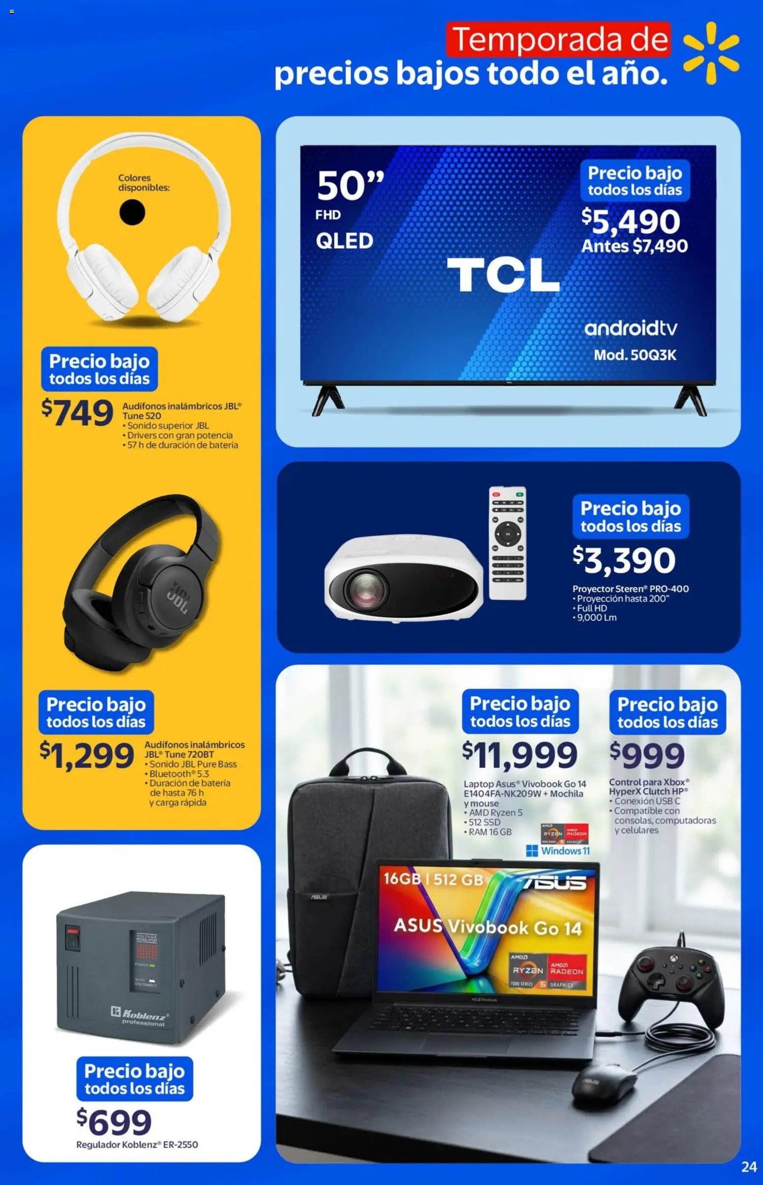 Walmart oferta desde 29/04/2026 Walmart folleto Temporada de precios bajos todo el año (2026-04-29 - 2026-06-02)