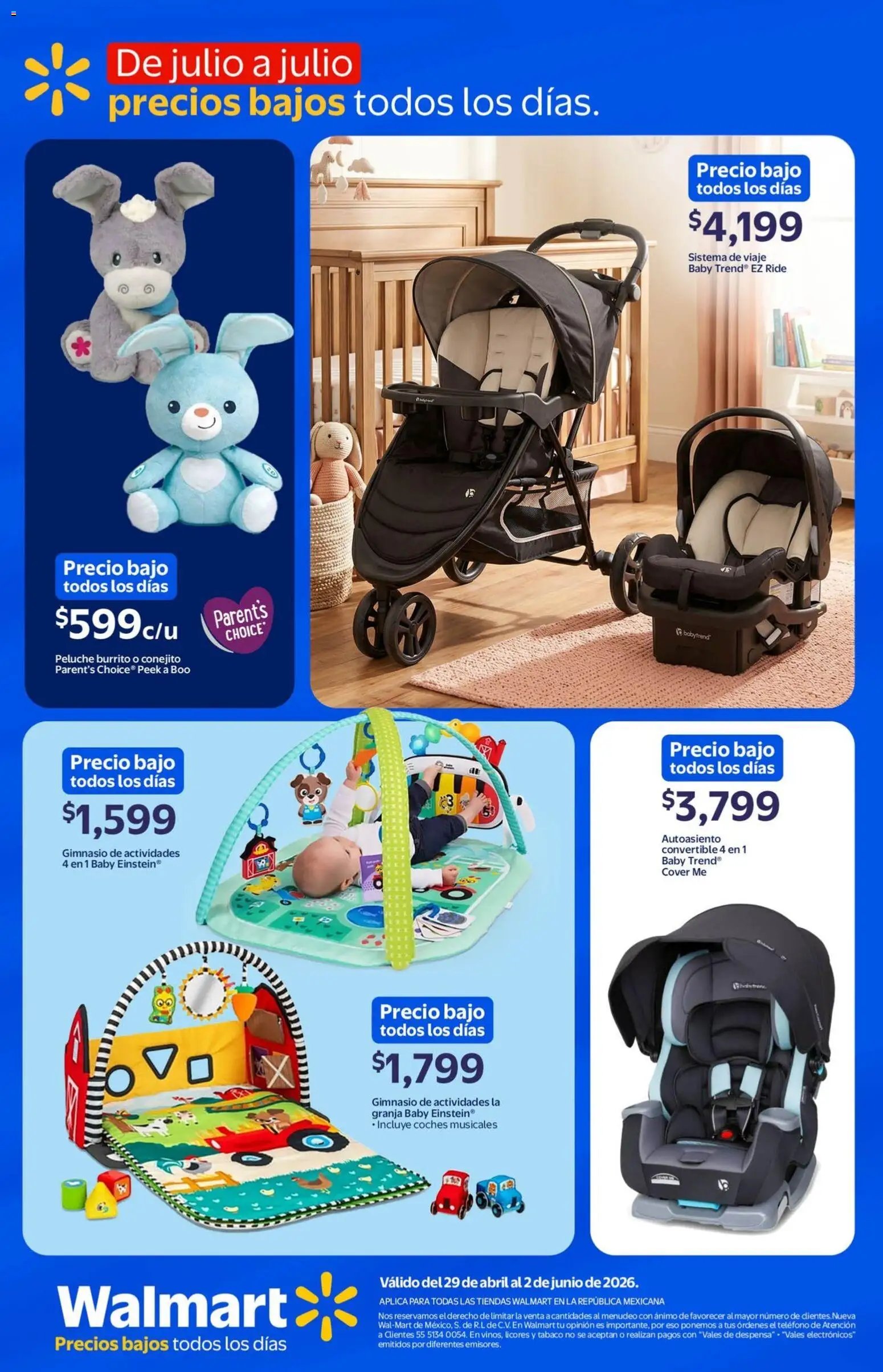Walmart oferta desde 29/04/2026 Walmart folleto Temporada de precios bajos todo el año (2026-04-29 - 2026-06-02)