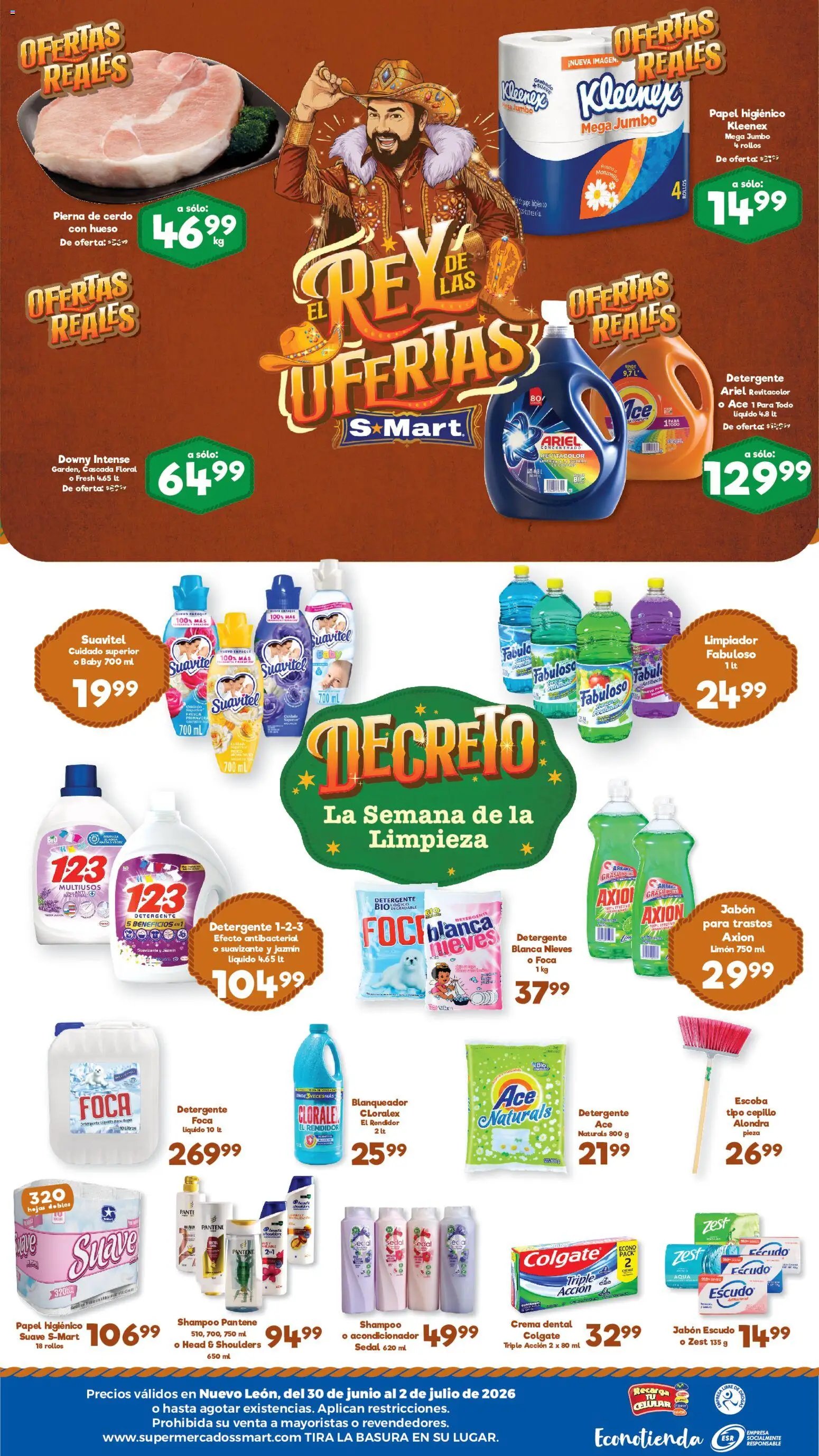 S-Mart oferta desde 30/06/2026 S-Mart folleto Monterrey