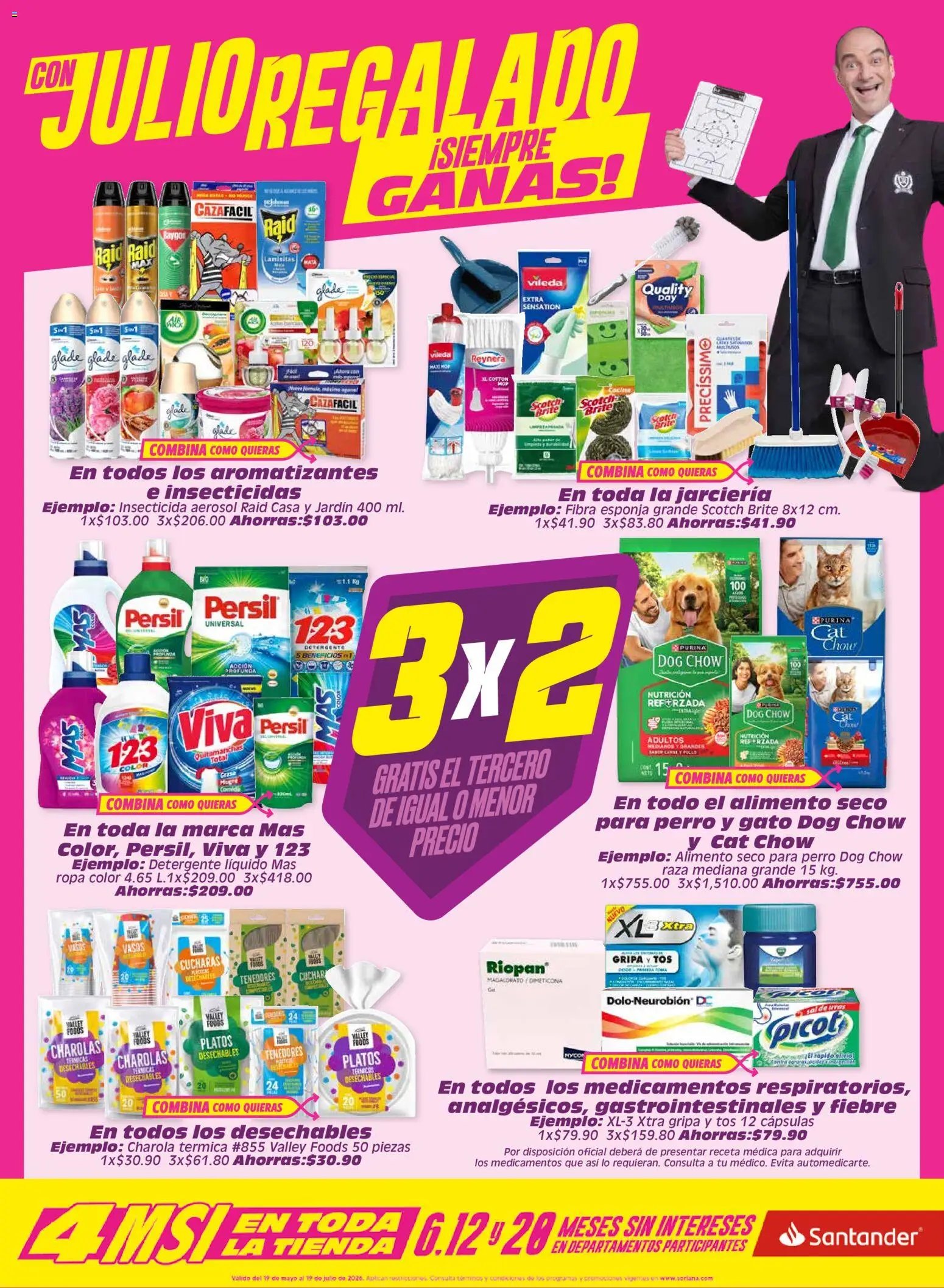 Soriana oferta desde 19/06/2026 Soriana Julio Regalado Súper Nacional