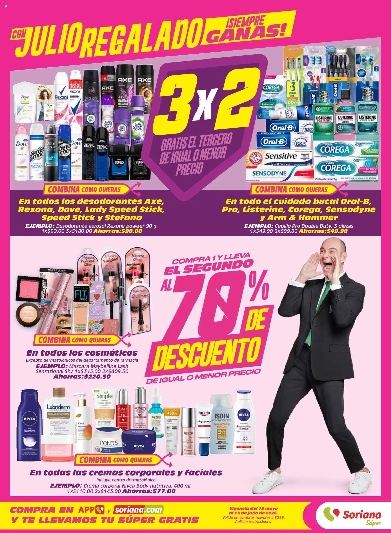 Soriana oferta desde 19/06/2026 Soriana Julio Regalado Súper Nacional