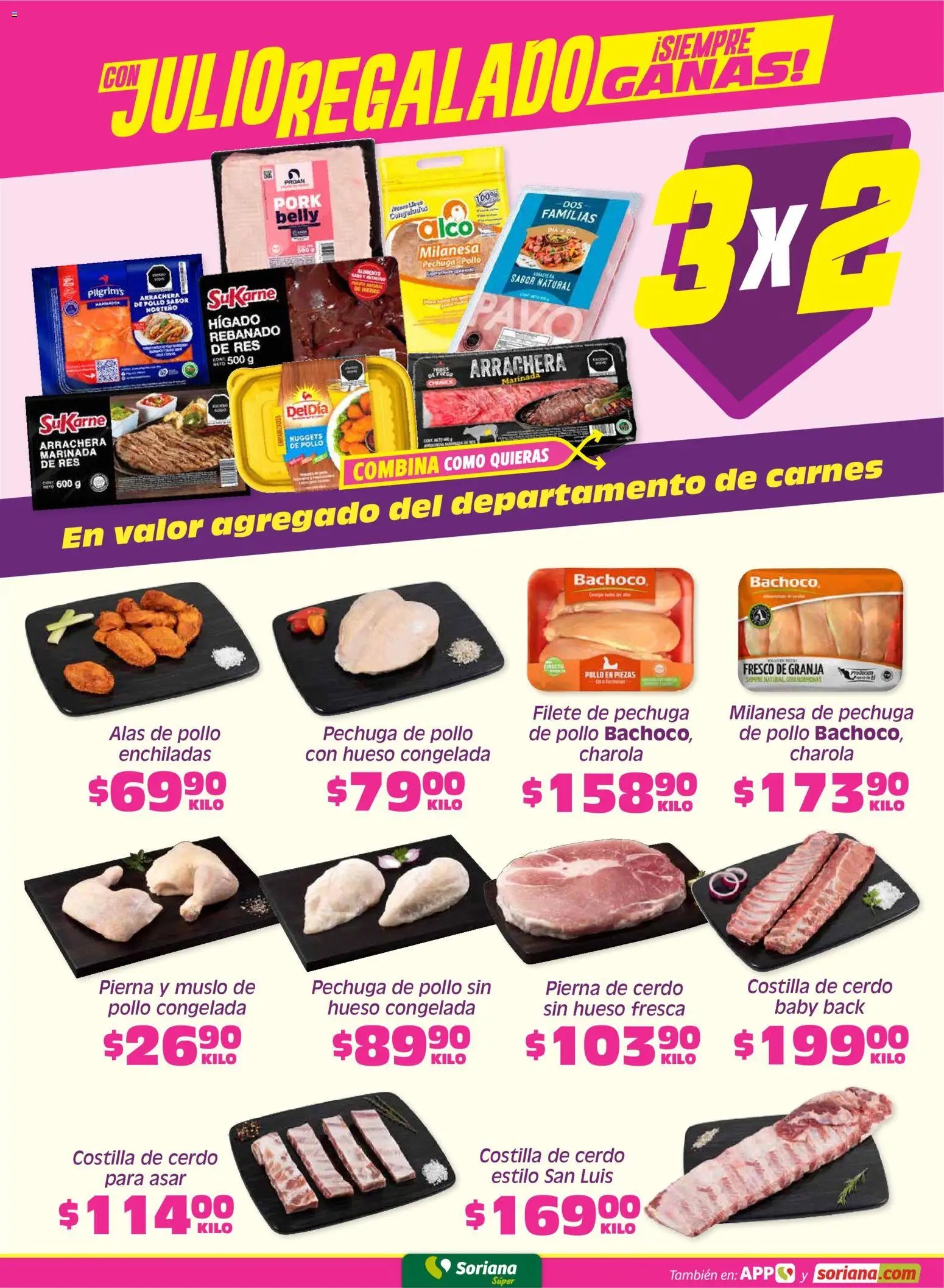 Soriana oferta desde 19/06/2026 Soriana Fin de Semana Súper: Juárez