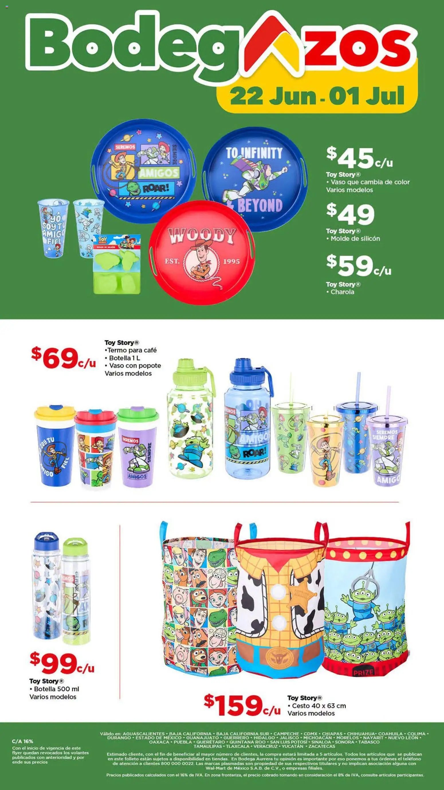 Bodega Aurrerá oferta desde 22/06/2026 Bodega Aurrerá folleto Bodegazos