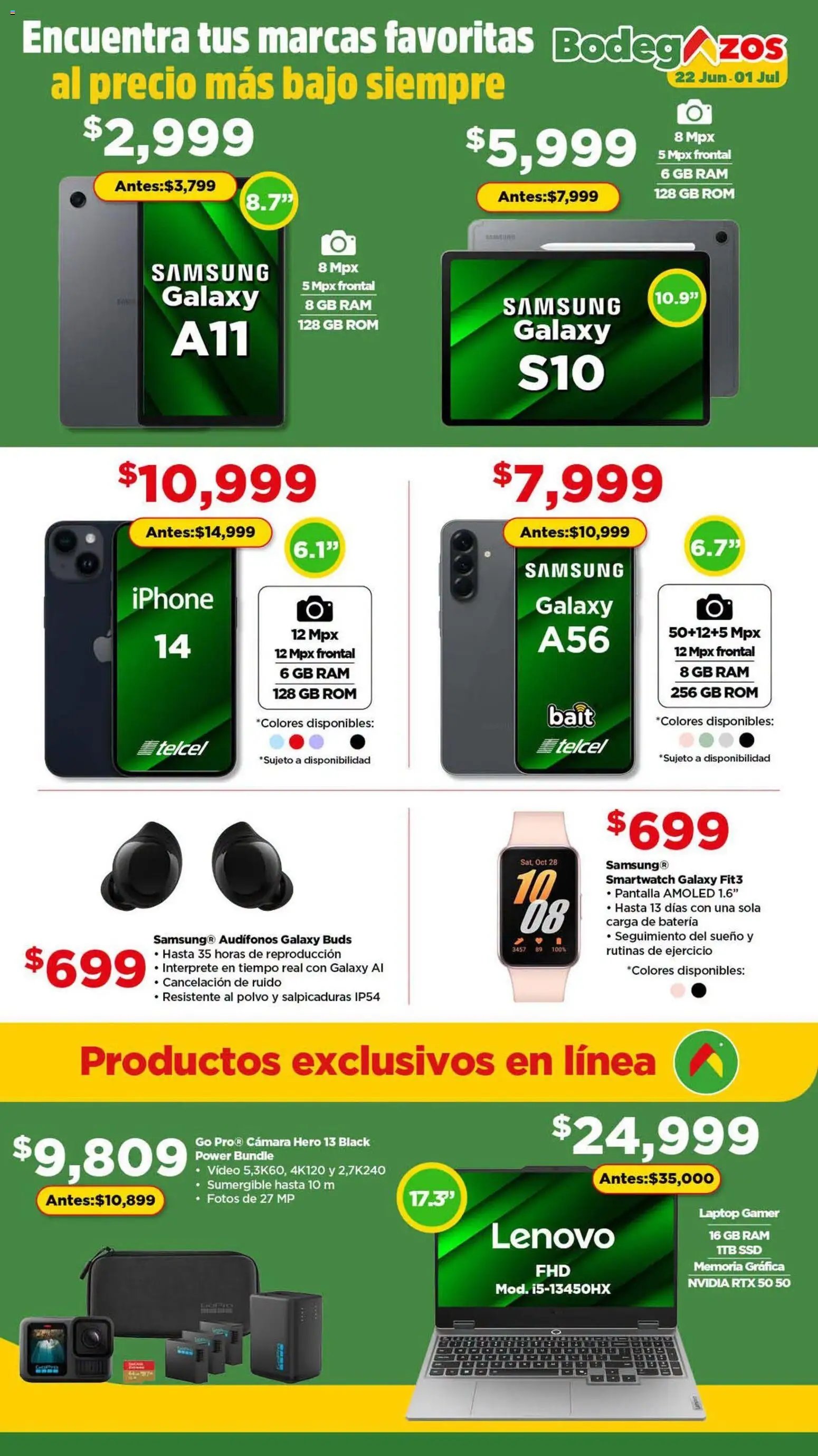 Bodega Aurrerá oferta desde 22/06/2026 Bodega Aurrerá folleto Bodegazos