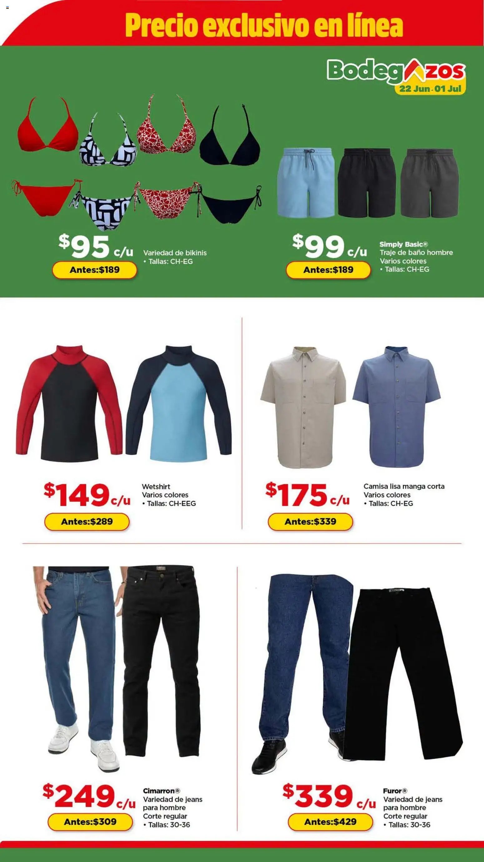 Bodega Aurrerá oferta desde 22/06/2026 Bodega Aurrerá folleto Bodegazos