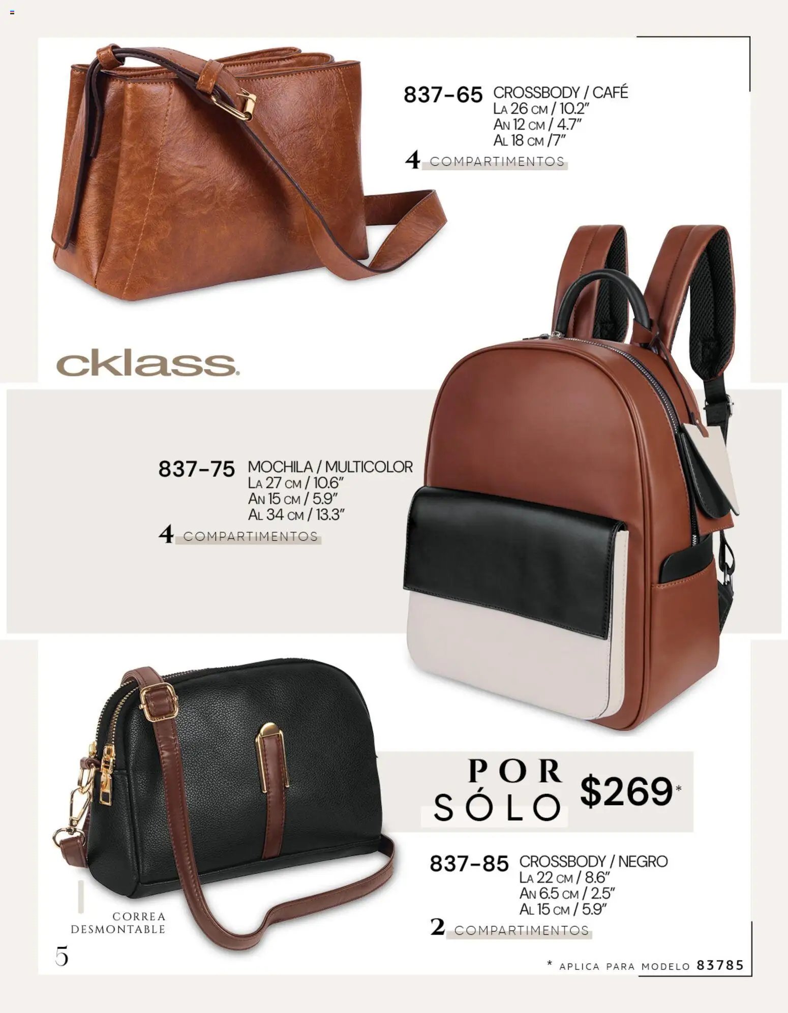 Cklass oferta desde 08/07/2026 Cklass catálogo Handbags