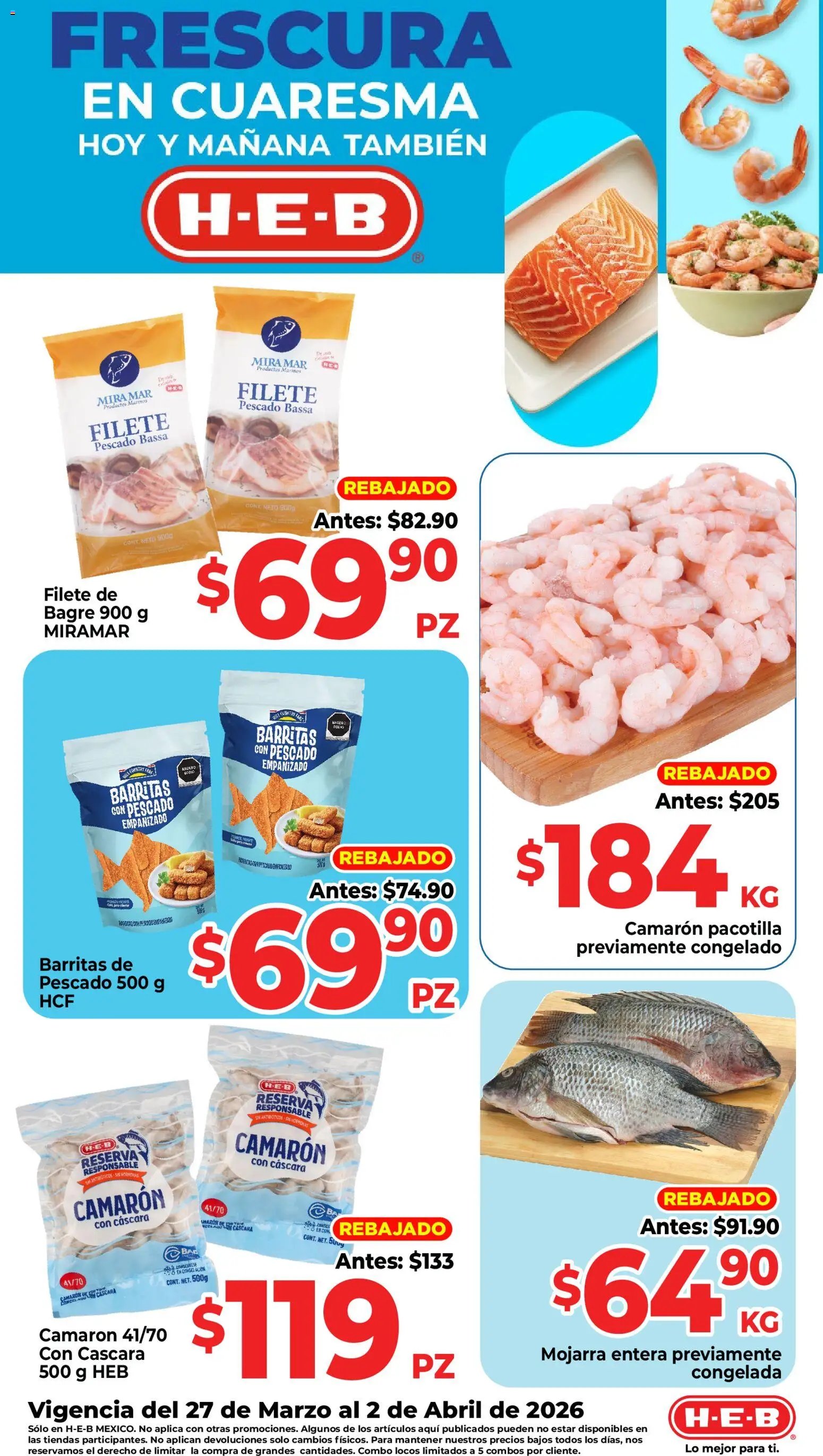 H-E-B oferta desde 27/03/2026 H-E-B folleto (2026-03-27 - 2026-04-02)