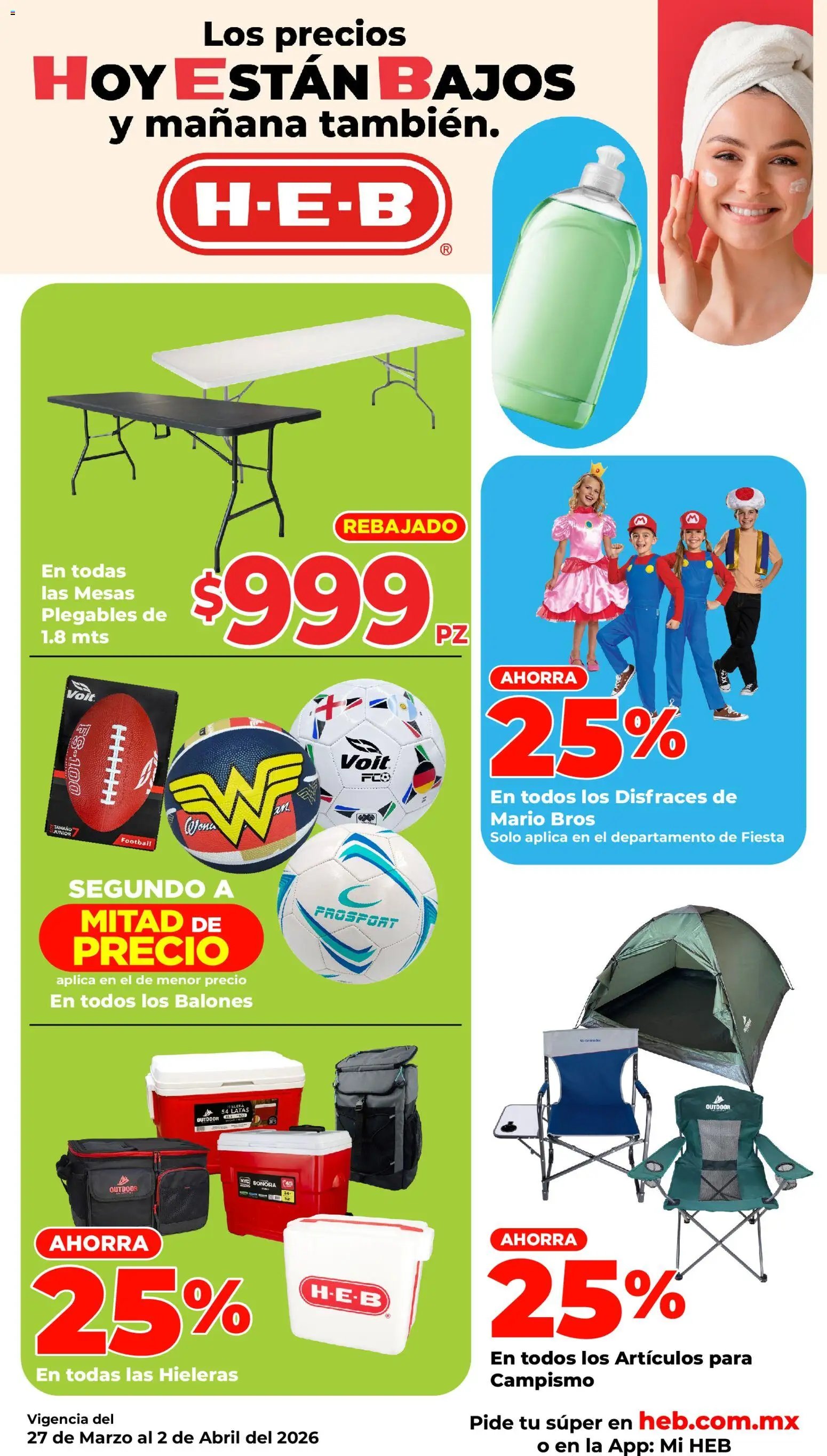 H-E-B oferta desde 27/03/2026 H-E-B folleto (2026-03-27 - 2026-04-02)