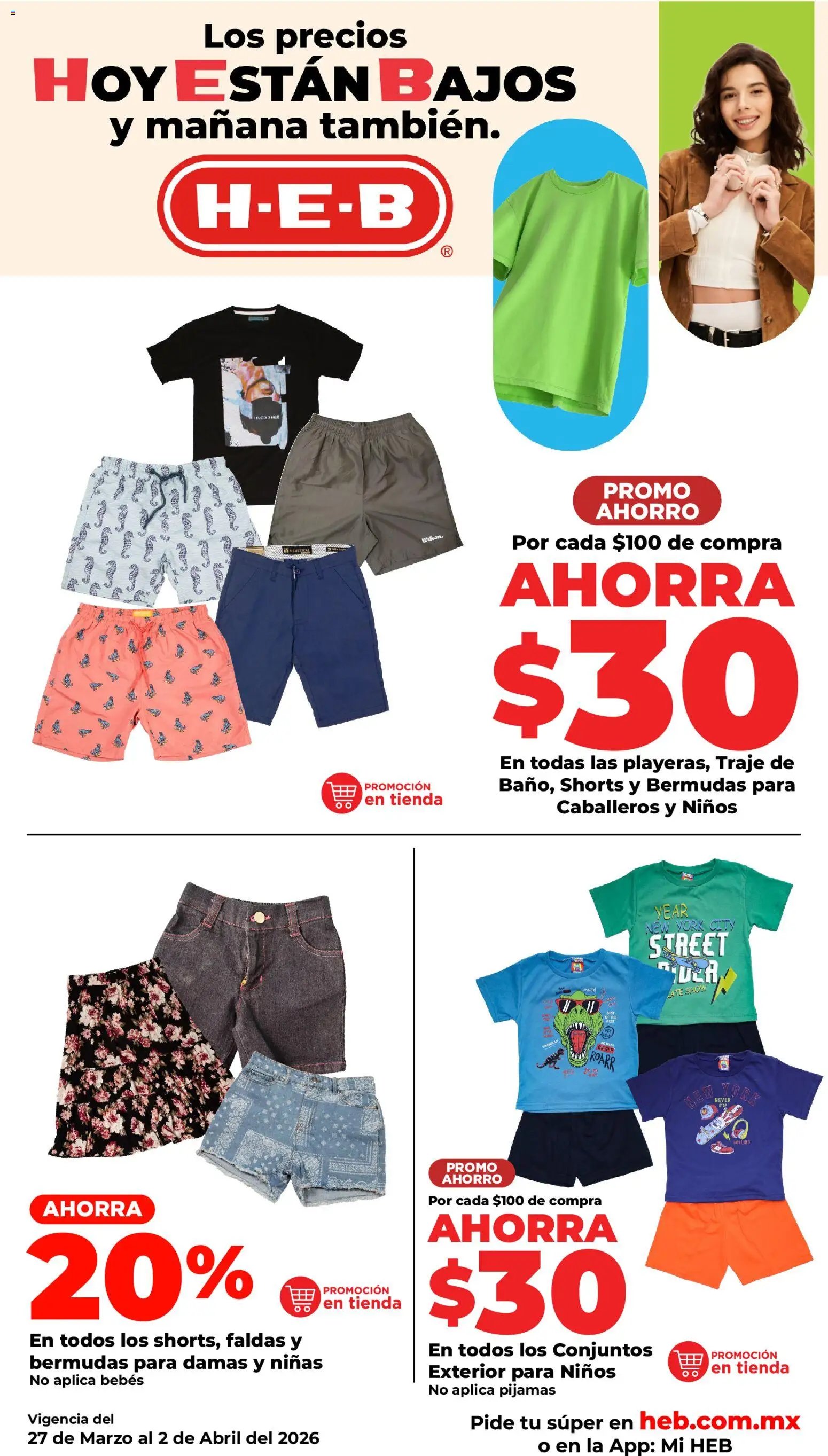 H-E-B oferta desde 27/03/2026 H-E-B folleto (2026-03-27 - 2026-04-02)