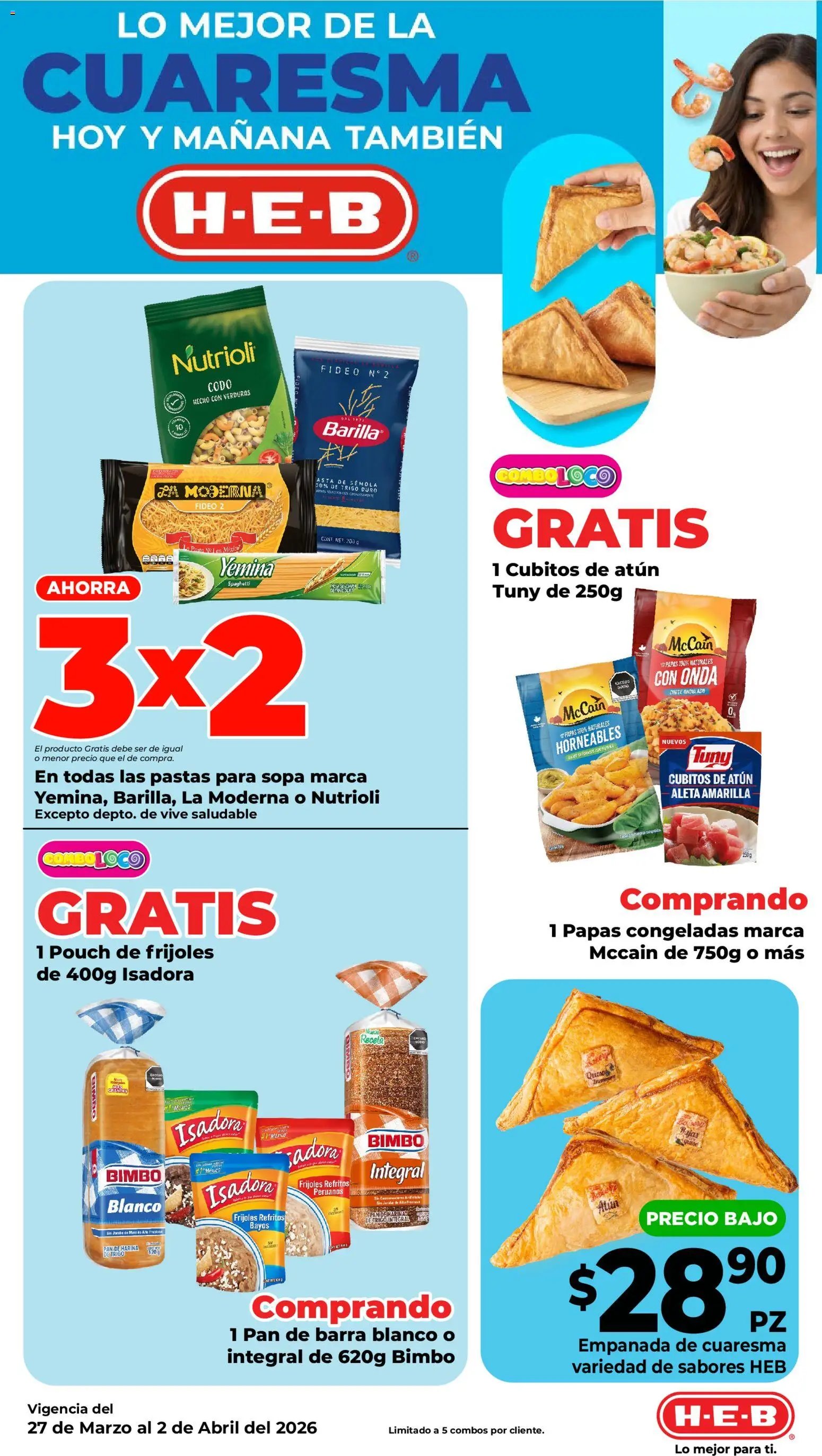 H-E-B oferta desde 27/03/2026 H-E-B folleto (2026-03-27 - 2026-04-02)