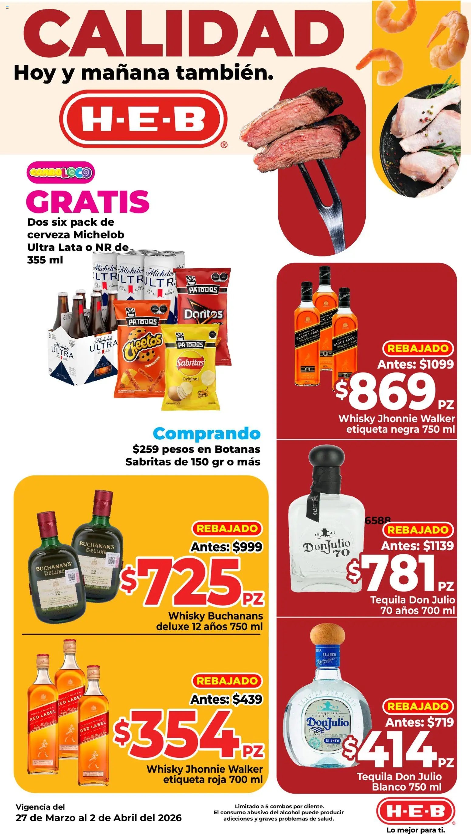 H-E-B oferta desde 27/03/2026 H-E-B folleto (2026-03-27 - 2026-04-02)