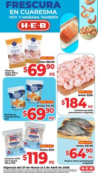 H-E-B oferta desde 27/03/2026 H-E-B folleto (2026-03-27 - 2026-04-02)