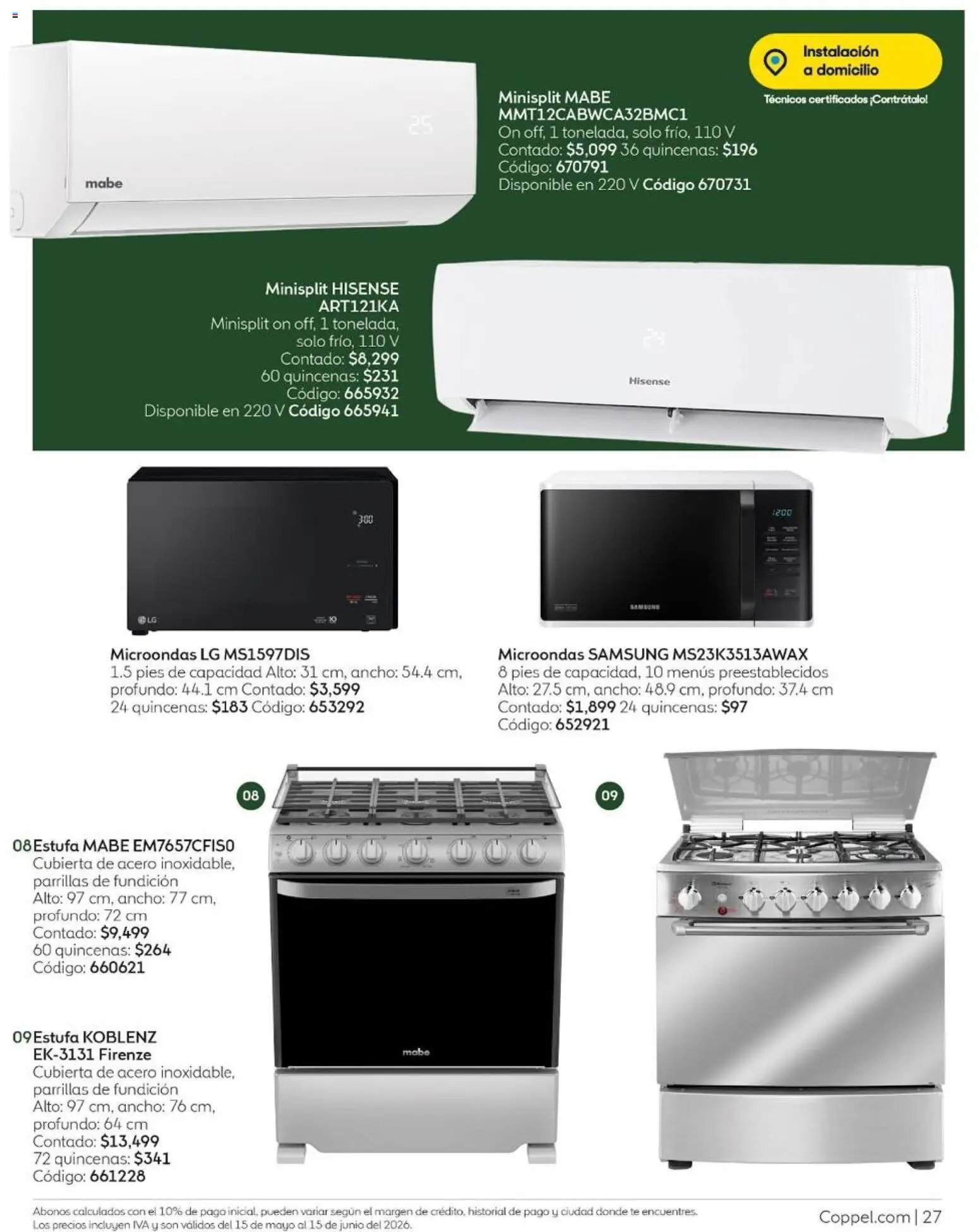 Coppel oferta desde 01/05/2026 Coppel catálogo Ganamos