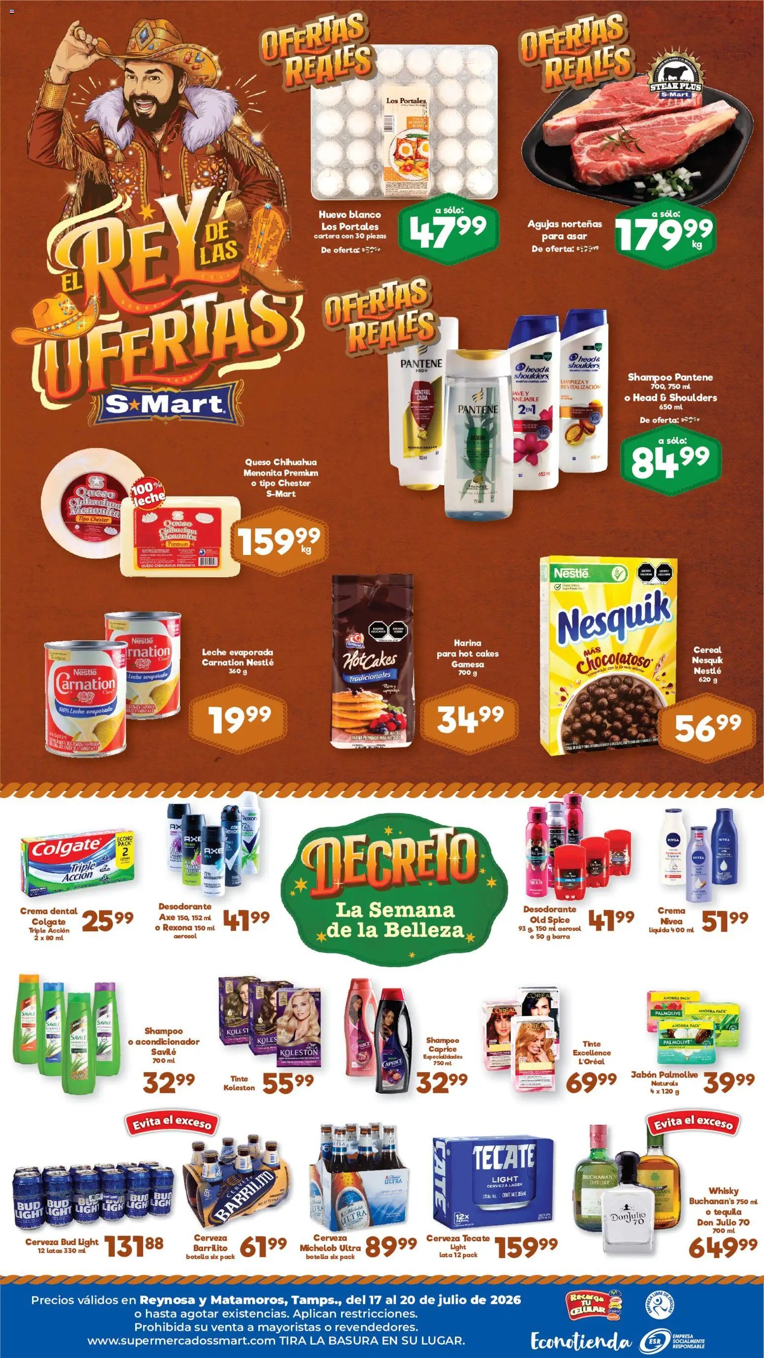 S-Mart oferta desde 17/07/2026 S-Mart folleto Matamoros
