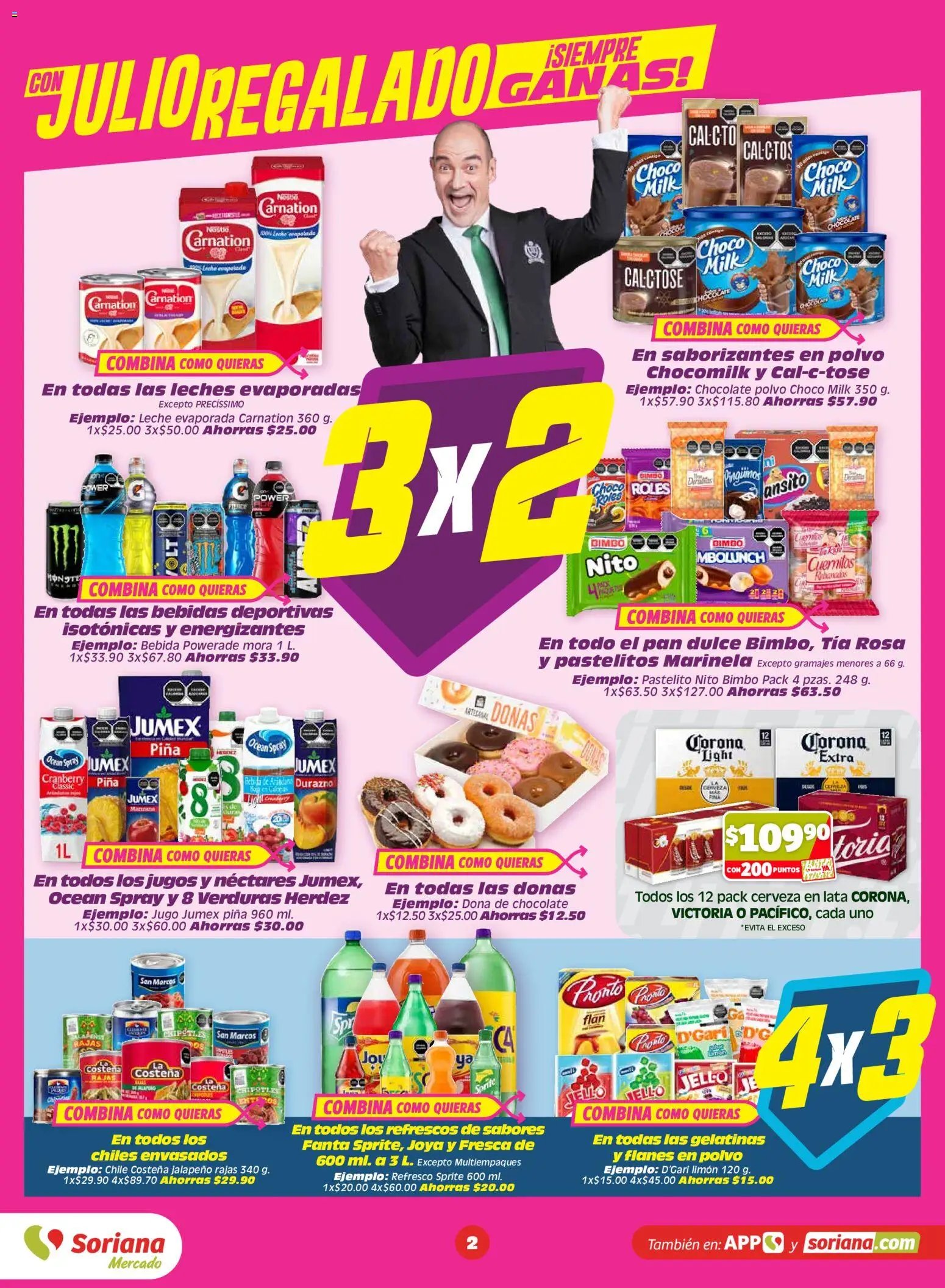 Soriana oferta desde 03/07/2026 Soriana Julio Regalado Mercado Nacional