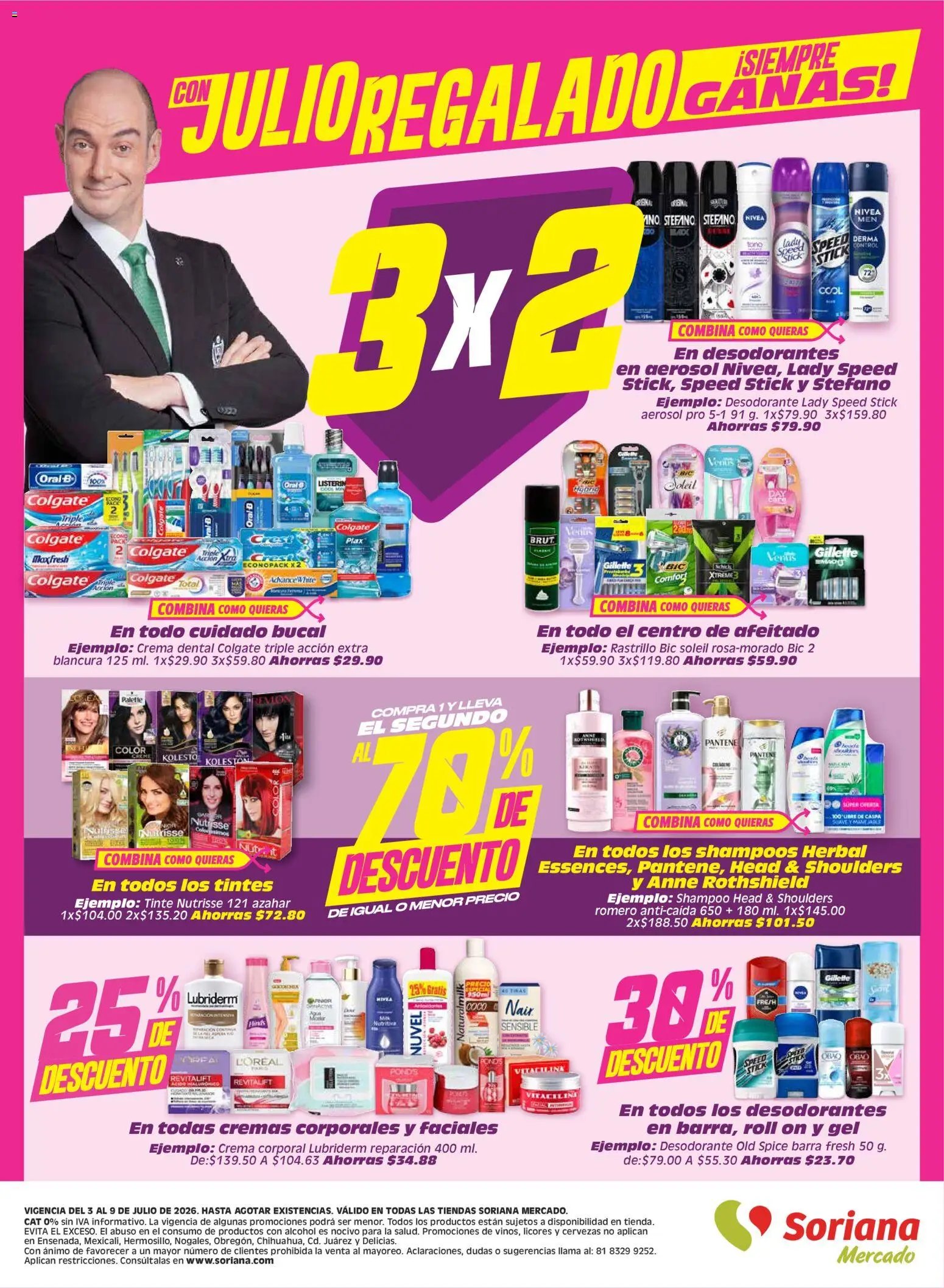 Soriana oferta desde 03/07/2026 Soriana Julio Regalado Mercado Nacional