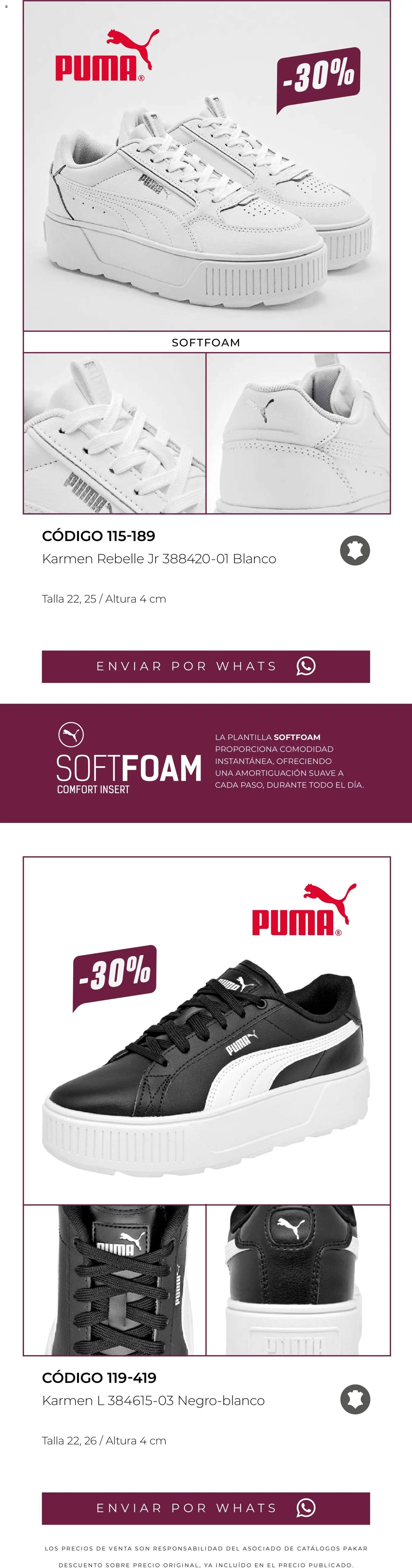 SC Pakar oferta desde 13/03/2026 SC Pakar catálogo Últimos pares premium 