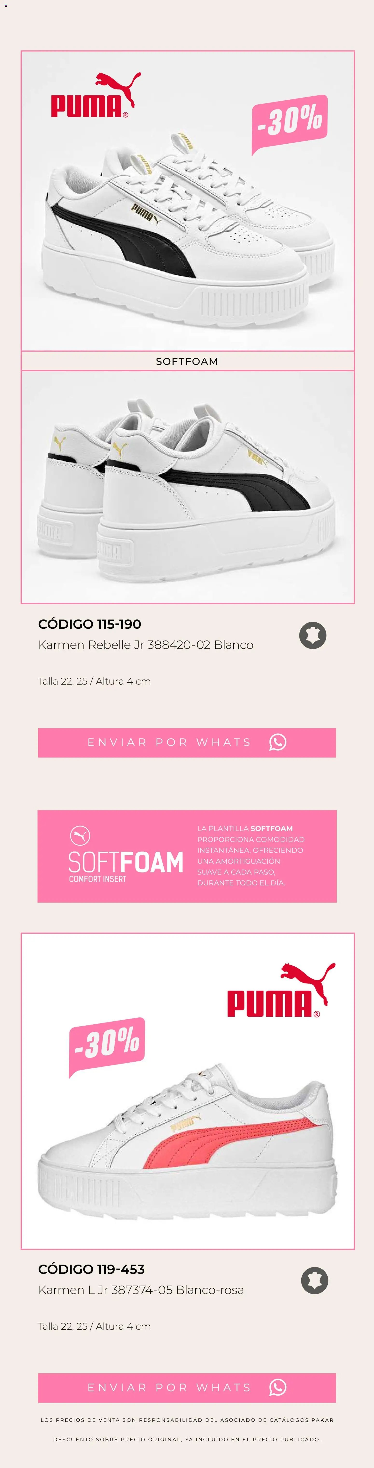SC Pakar oferta desde 13/03/2026 SC Pakar catálogo Últimos pares premium 