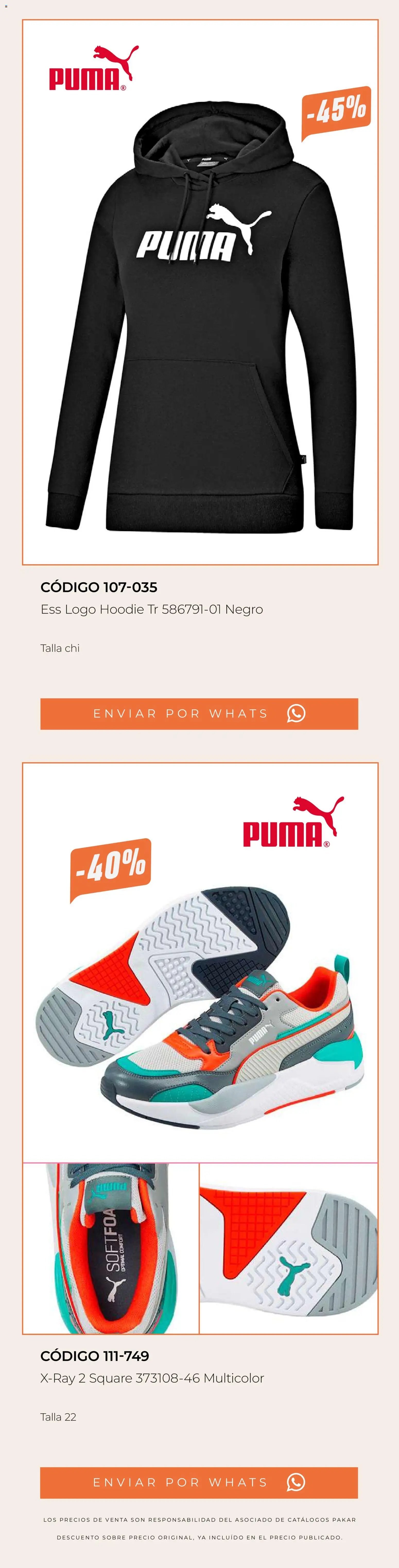 SC Pakar oferta desde 13/03/2026 SC Pakar catálogo Últimos pares premium 