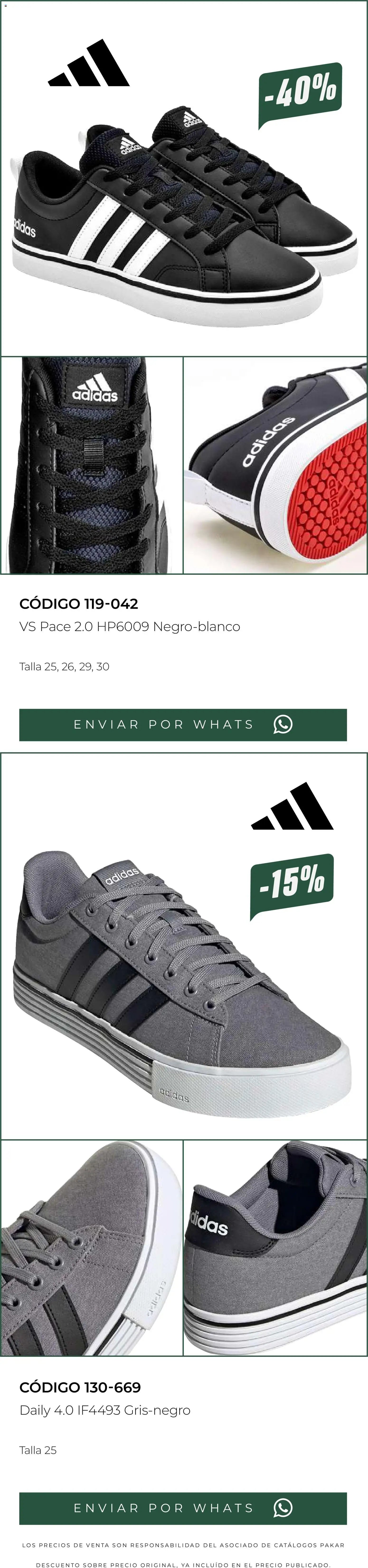 SC Pakar oferta desde 13/03/2026 SC Pakar catálogo Últimos pares premium 