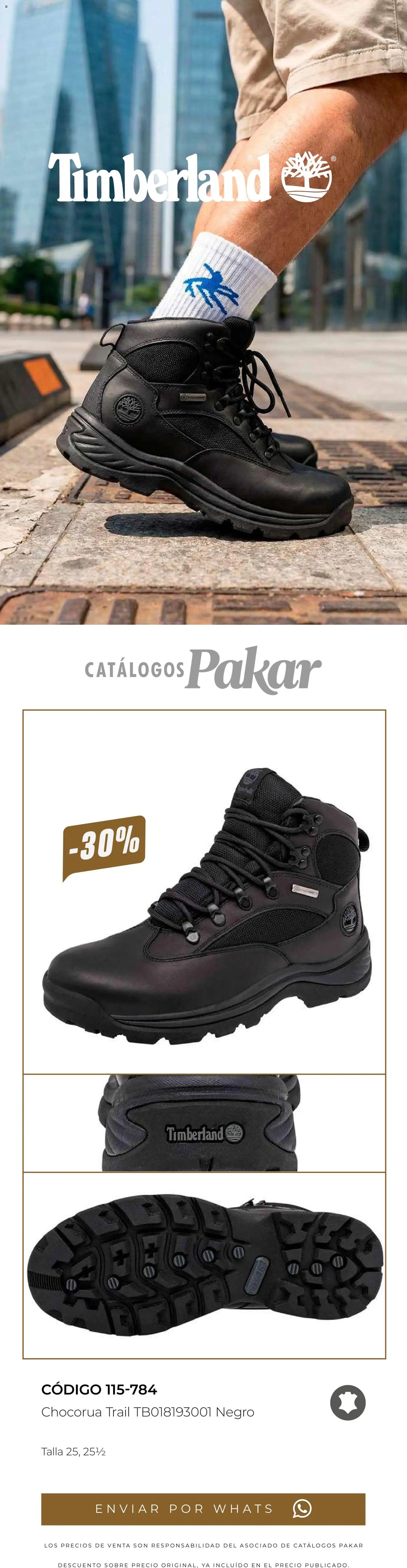 SC Pakar oferta desde 13/03/2026 SC Pakar catálogo Últimos pares premium 