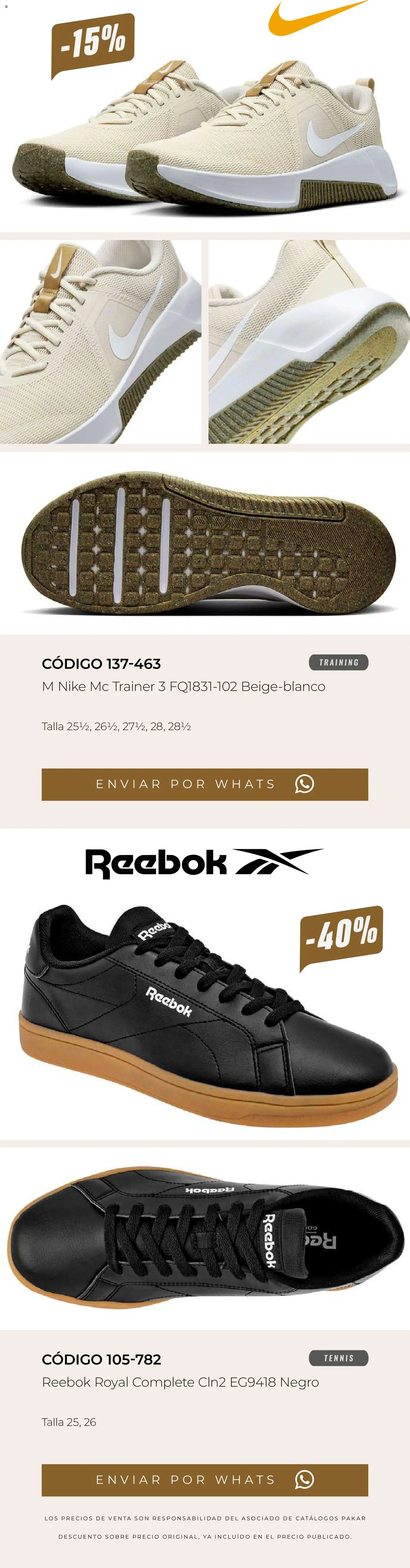 SC Pakar oferta desde 13/03/2026 SC Pakar catálogo Últimos pares premium 