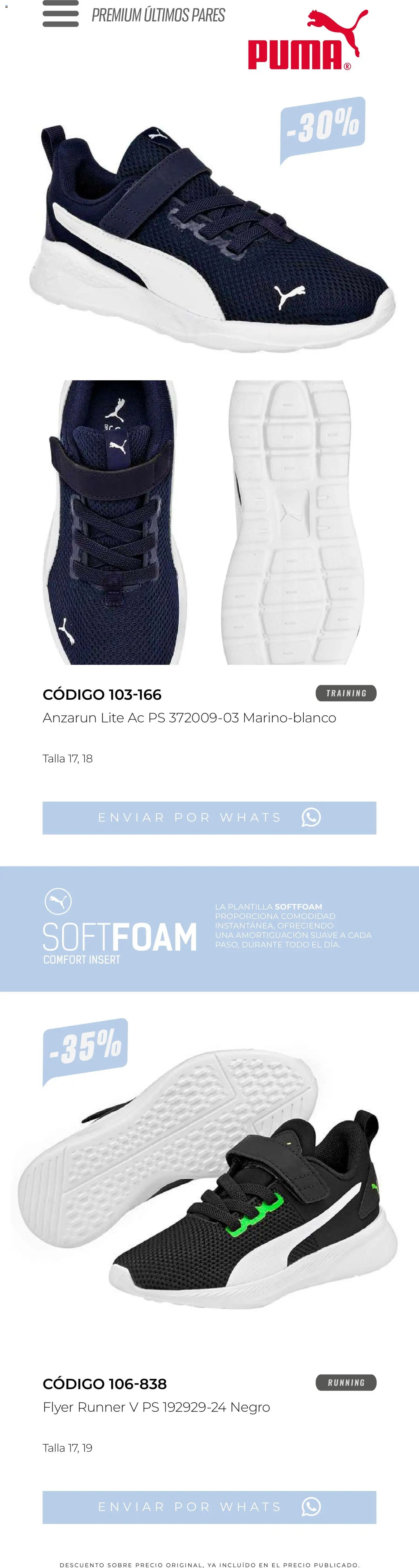 SC Pakar oferta desde 13/03/2026 SC Pakar catálogo Últimos pares premium 