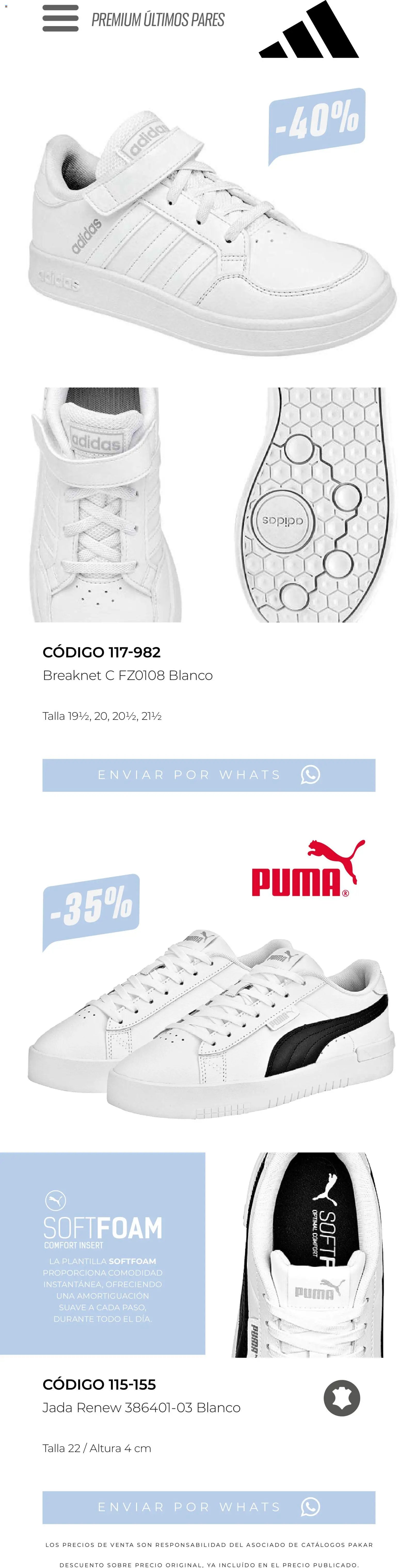 SC Pakar oferta desde 13/03/2026 SC Pakar catálogo Últimos pares premium 