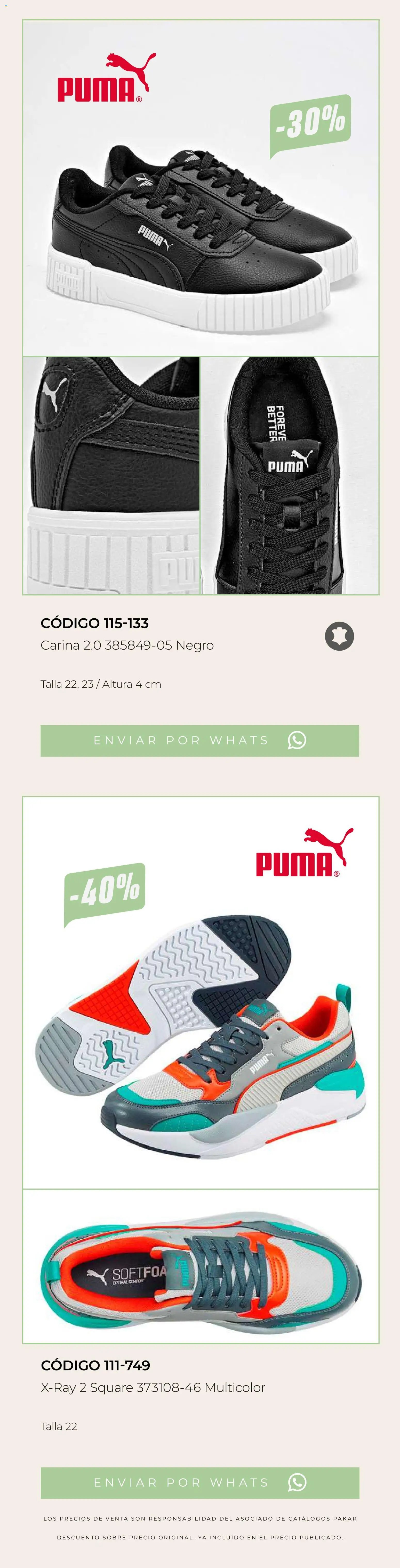 SC Pakar oferta desde 13/03/2026 SC Pakar catálogo Últimos pares premium 