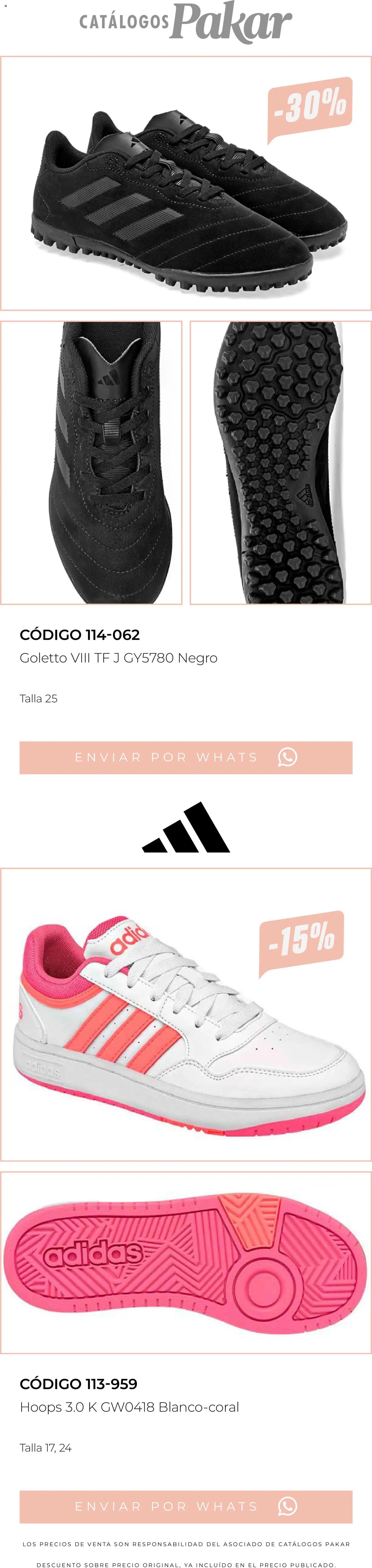 SC Pakar oferta desde 13/03/2026 SC Pakar catálogo Últimos pares premium 